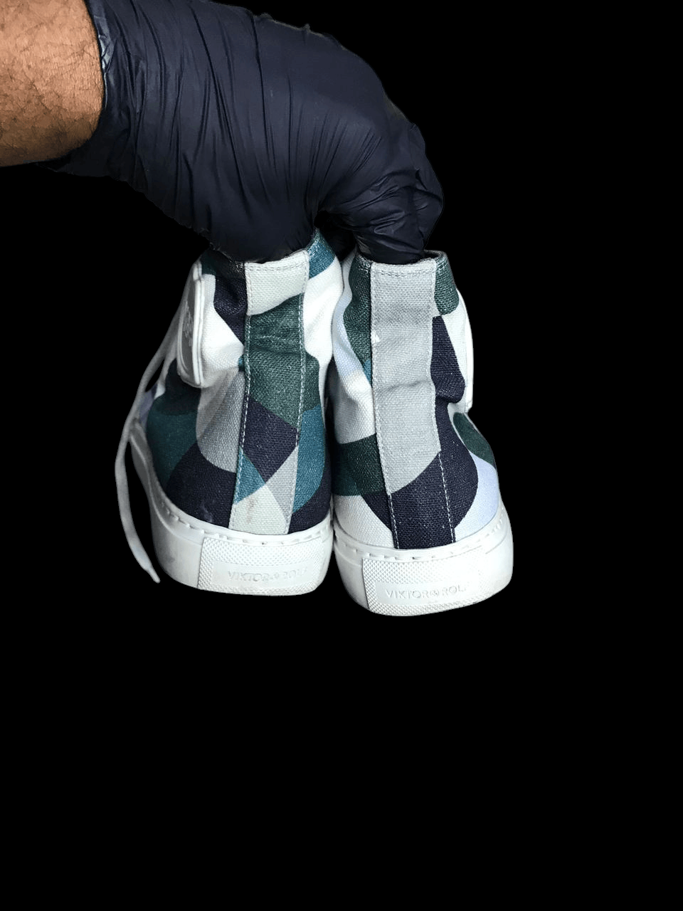 Viktor & Rolf Viktor&Rolf Camo White Suede Sneakers Size US 6 / EU 39 - 8 Thumbnail