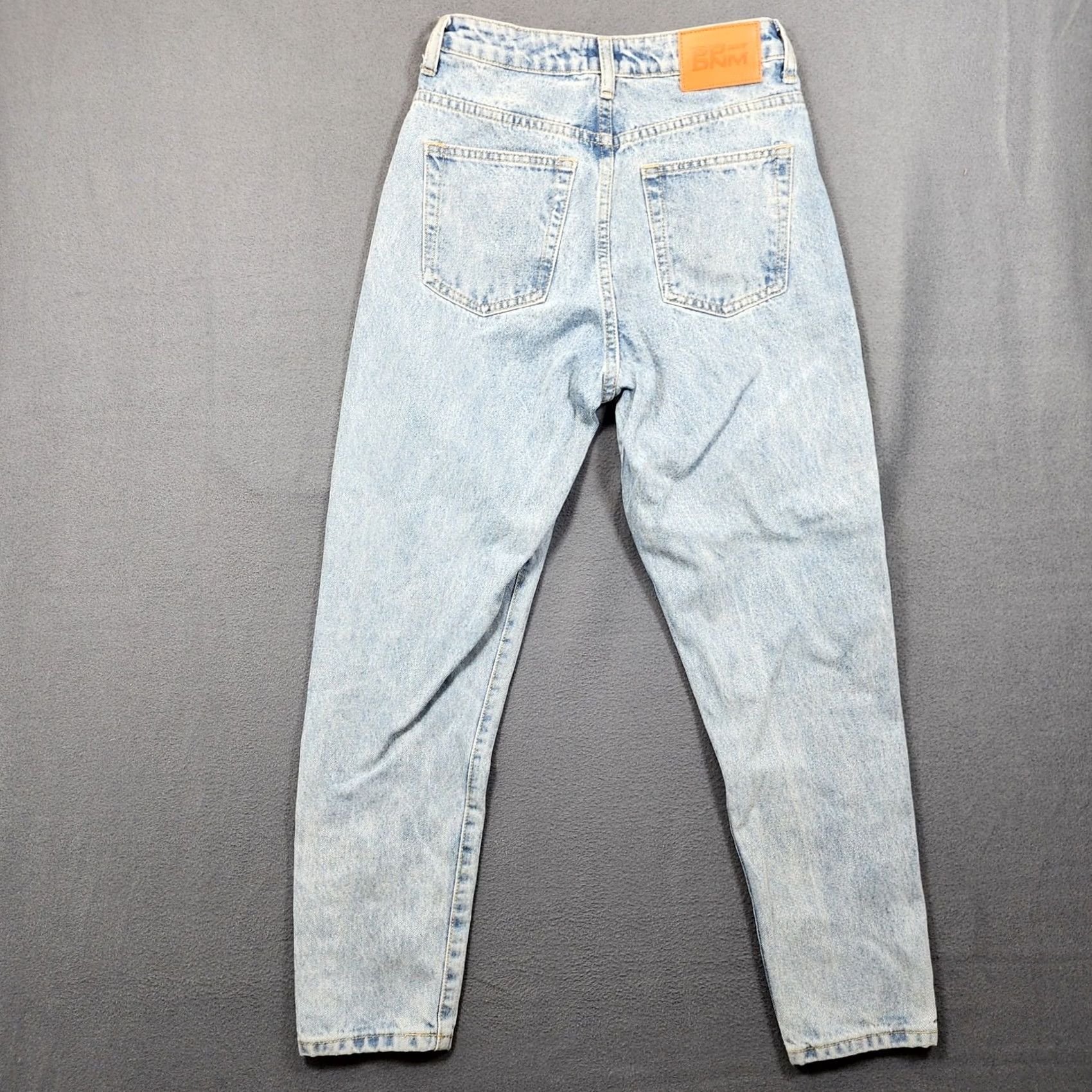 PRINCESS POLLY Princess Polly Womens Jeans Size 4 Blue Denim Light Wash Cotton High Rise Ankle Size 27" / US 4 / IT 40 - 2 Thumbnail