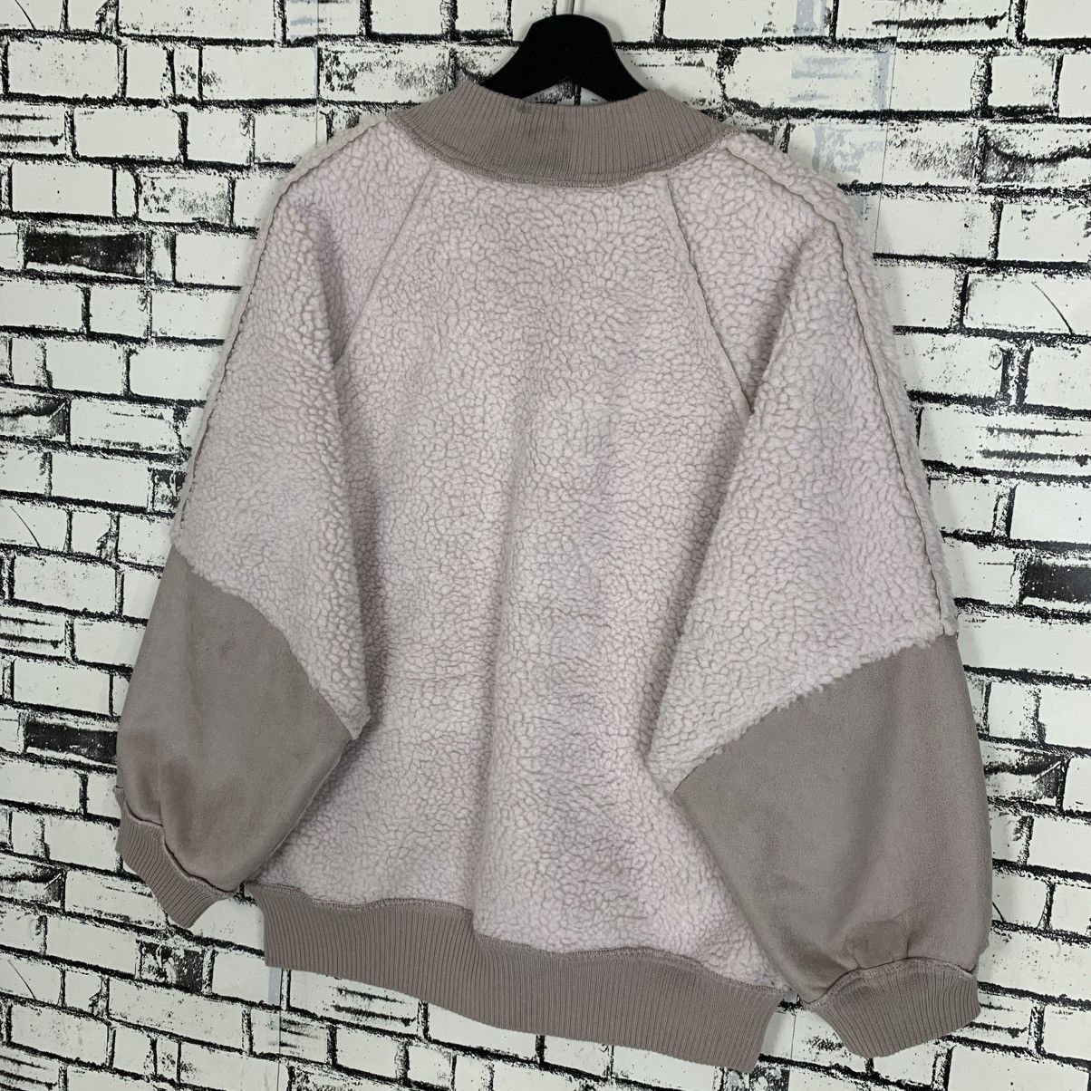 Designer × Japanese Brand × Vintage W Closet Sherpa Fleece ZipUp Jacket Size ONE SIZE - 7 Thumbnail