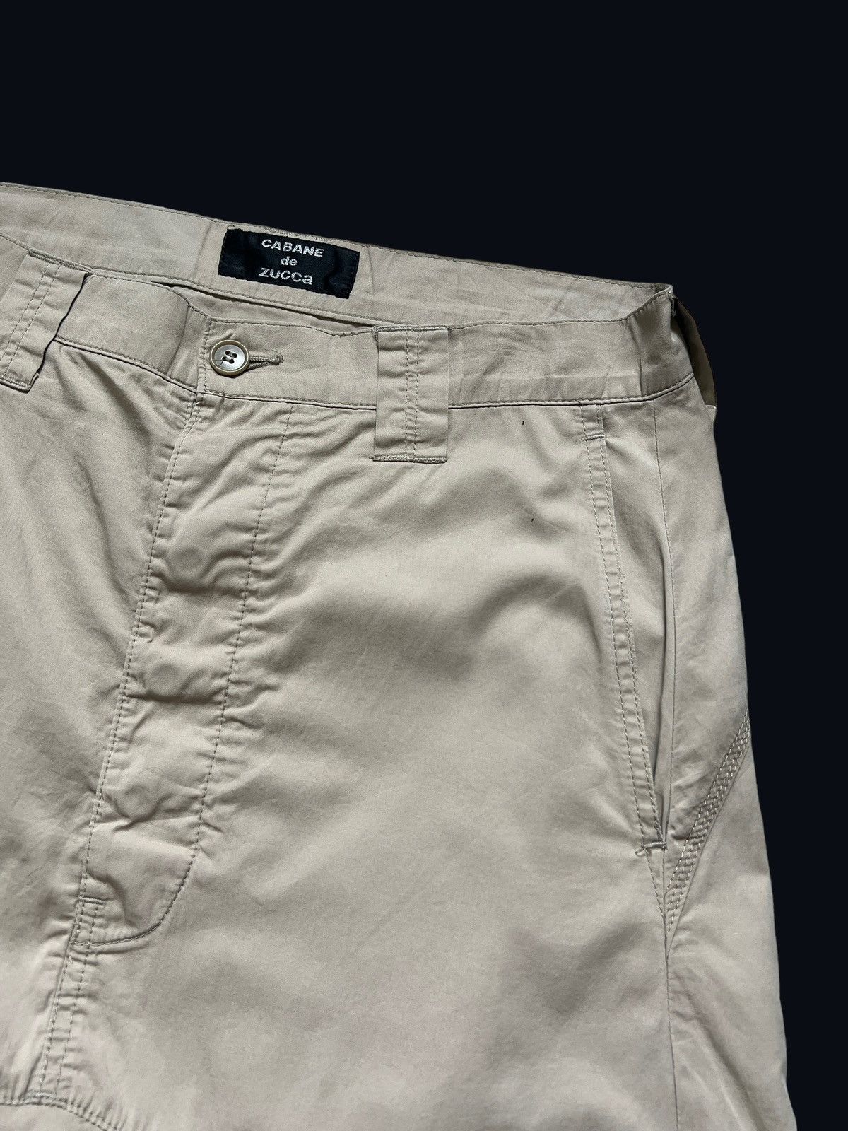 CABANE de ZUCCa Vintage Cabane de Zucca Drop Crotch Shorts Size US 33 - 9 Thumbnail