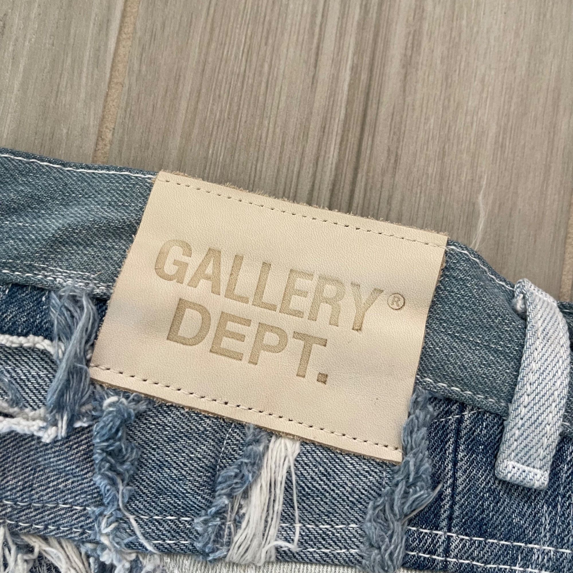Gallery Dept. NEW GALLERY DEPT. LOGAN RECYCLED DENIM JEANS SZ 32 32x32 Size US 32 / EU 48 - 7 Thumbnail