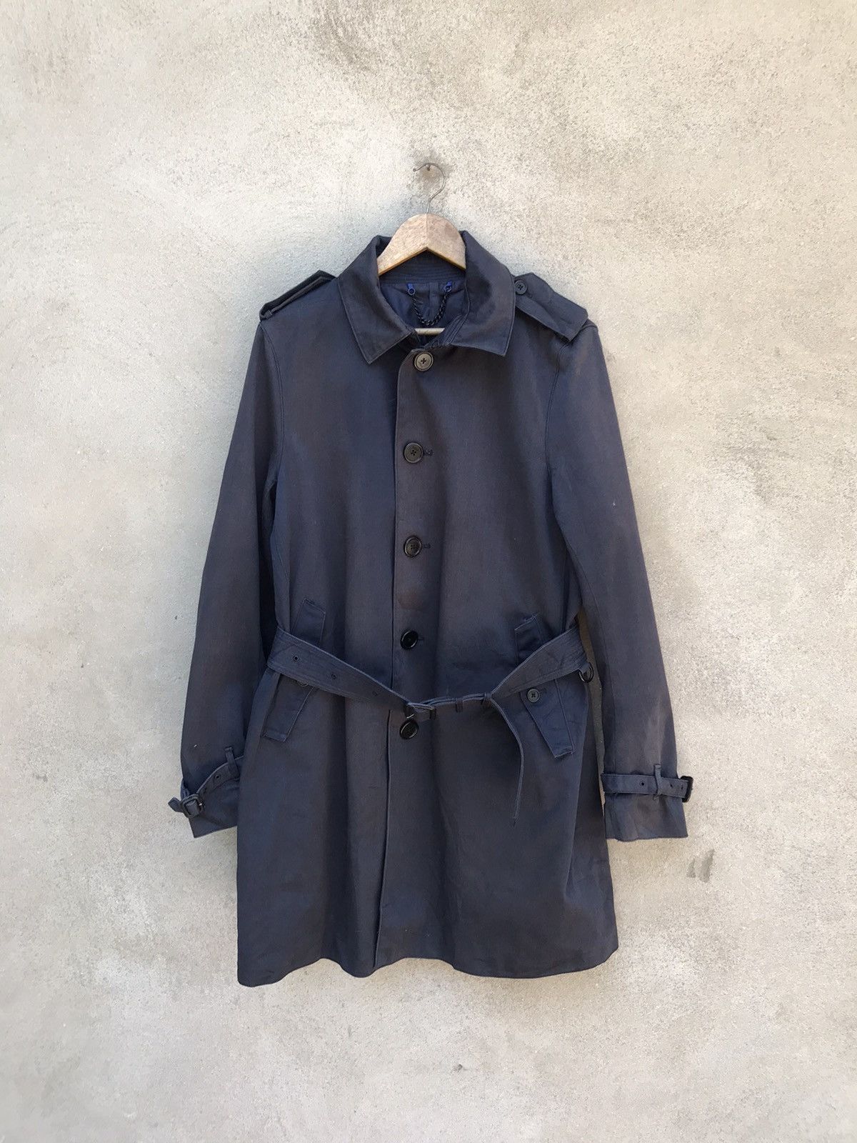 Paul Smith RARE VINTAGE PAUL SMITH TRENCH COAT WOMEN Size L / US 10 / IT 46 - 4 Thumbnail