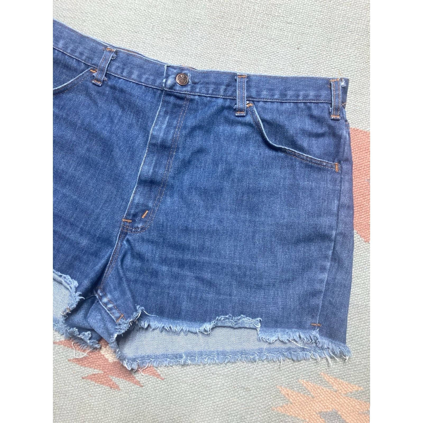 Sears VINTAGE Sears Jeans Shorts Cut Off Jorts 80s Denim 36 Mens Blue Size US 36 / EU 52 - 2 Thumbnail