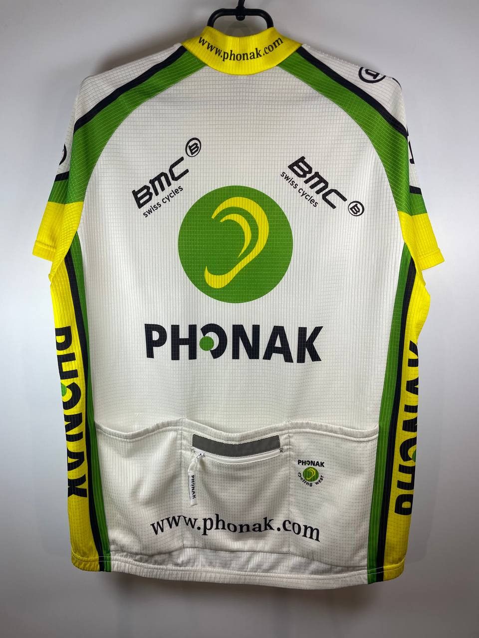 Bicycle × Vintage Vintage Phonak BMC Swiss Pro Team Cycling Jersey Size US L / EU 52-54 / 3 - 9 Thumbnail