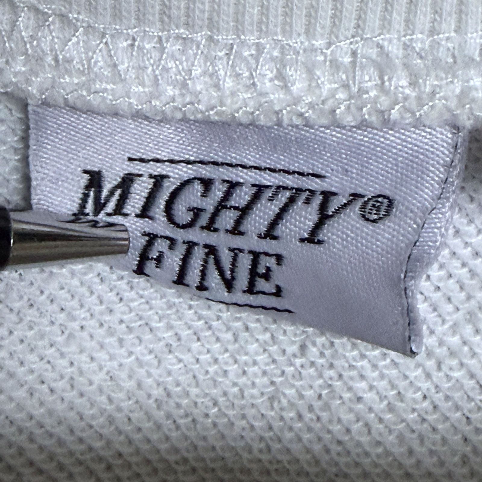 Other Mighty Fine Women's White USA Embroidered Cropped Sweatshirt Size XL / US 12-14 / IT 48-50 - 4 Thumbnail