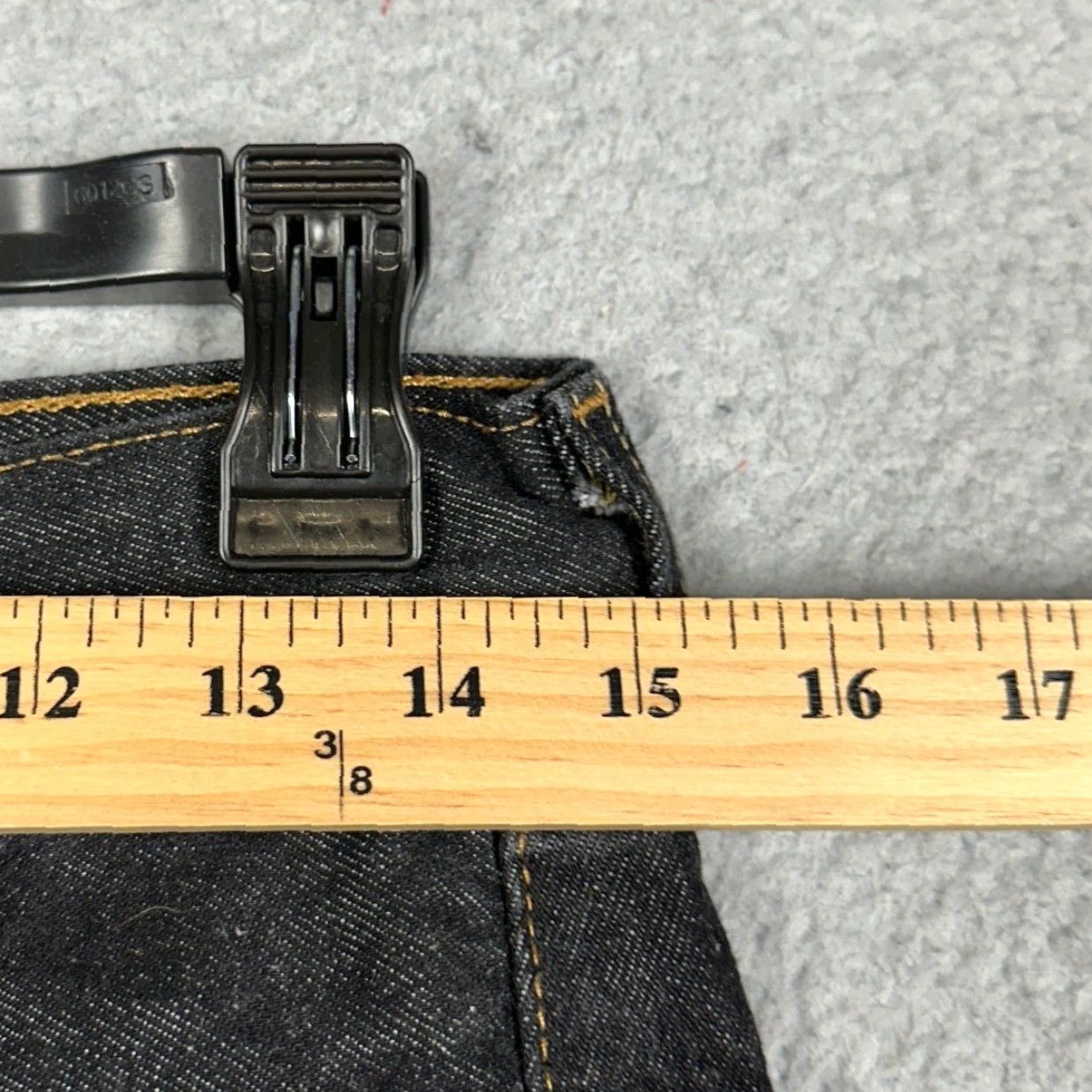 Levi's Levi's 501 Original Fit Jeans Mens 32x32 Black Straight Leg Denim Pants Size US 32 / EU 48 - 6 Thumbnail