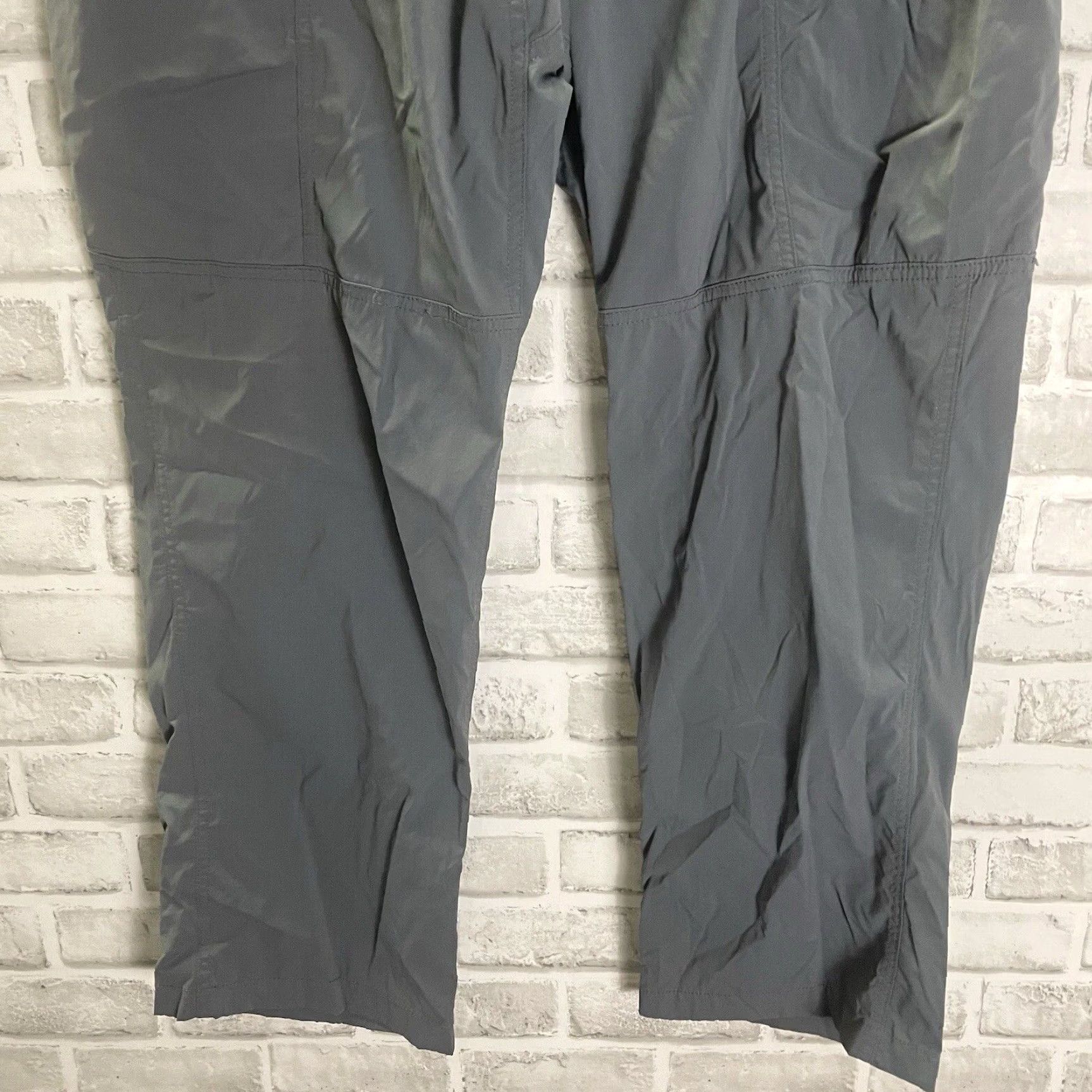 CO Duluth Trading Co Nylon Blend Gray Athletic Cargo Pants Mens Size 38x30 Size US 38 / EU 54 - 3 Thumbnail