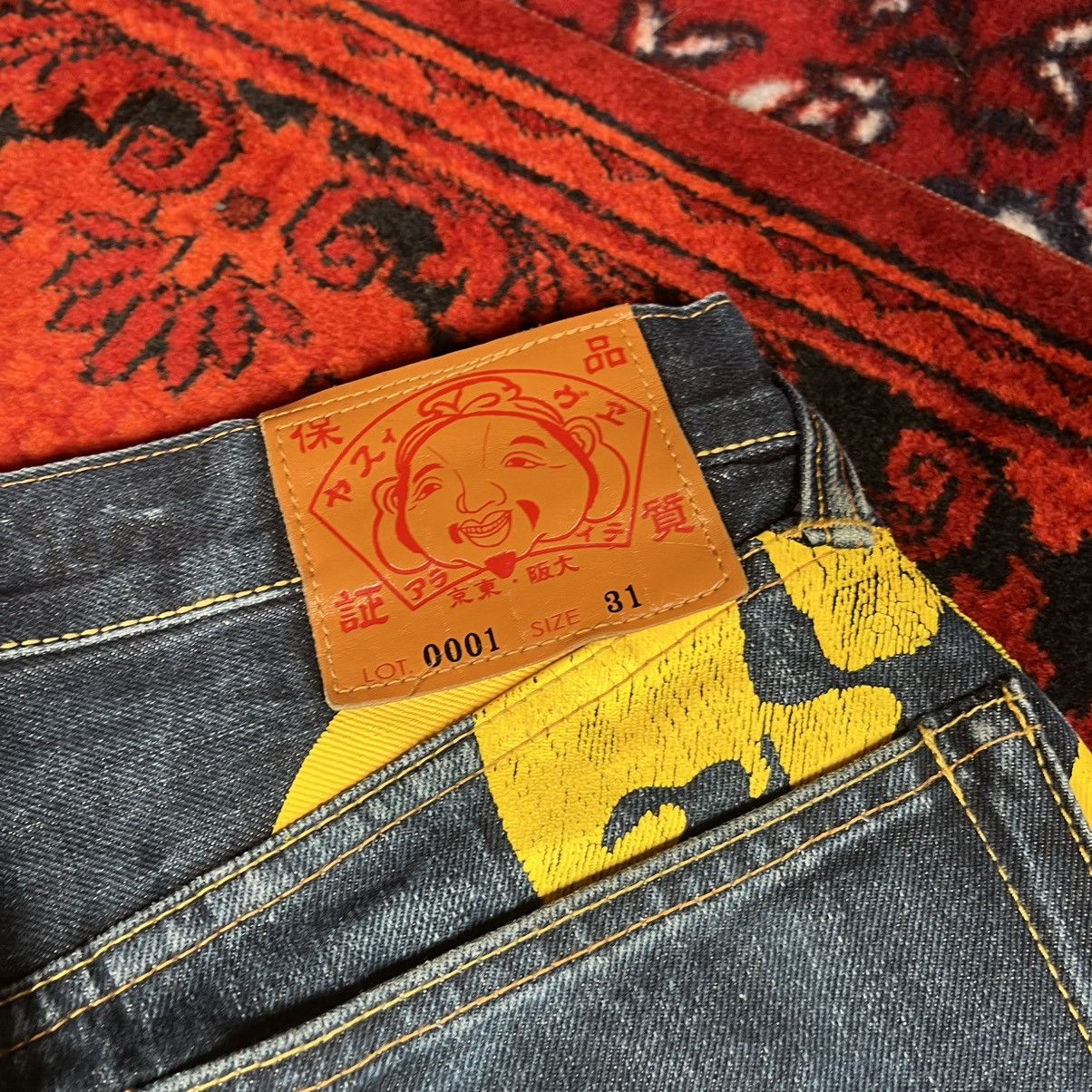 Evisu EVISU Jeans Japan Tukimi Tsukimi Special Rabbit Moon Print Size US 31 - 10 Thumbnail