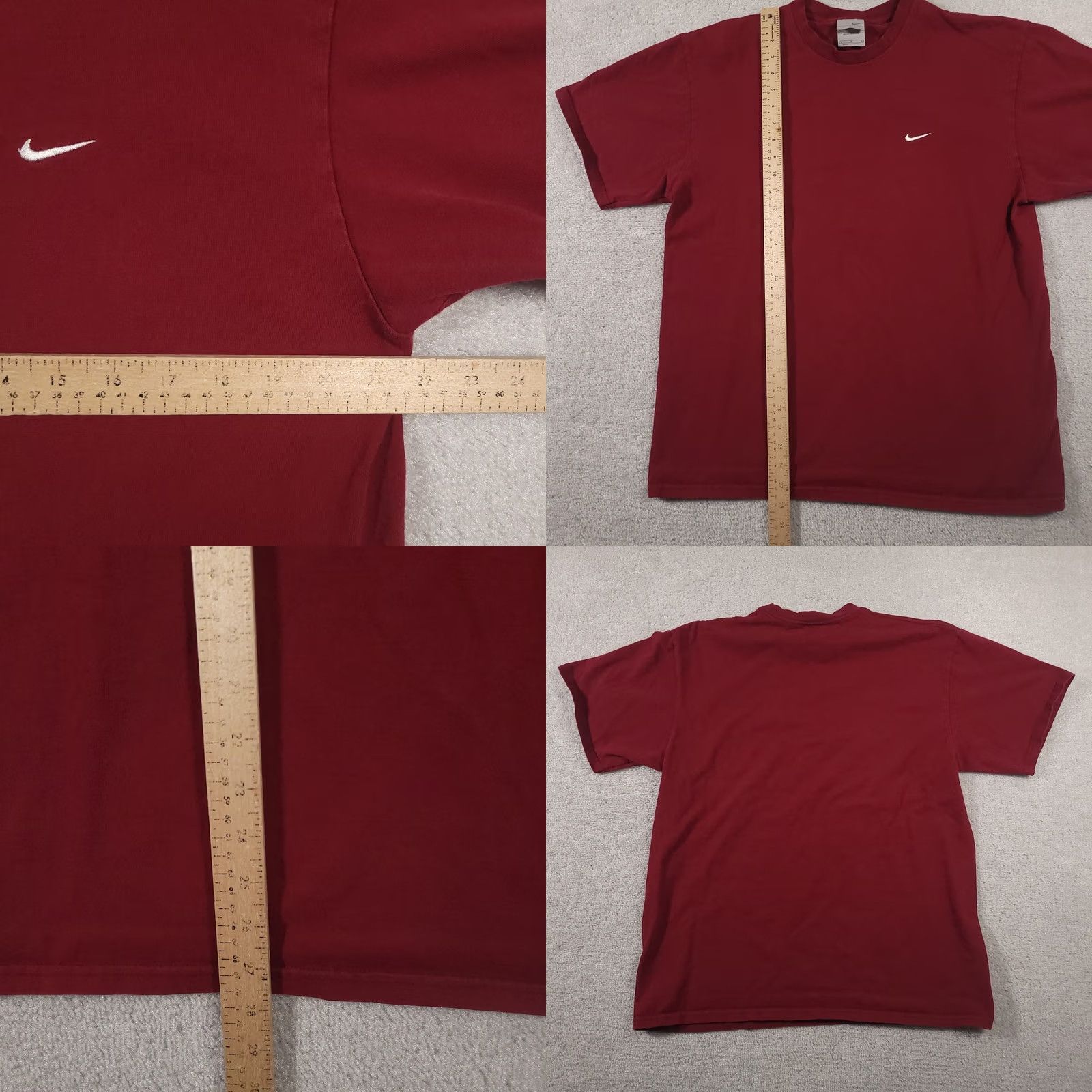 Nike VINTAGE Nike Shirt Men Large Red Embroidery Swoosh Crew Neck Y2K 2000s Streetwear Mens Blox Size US L / EU 52-54 / 3 - 8 Thumbnail