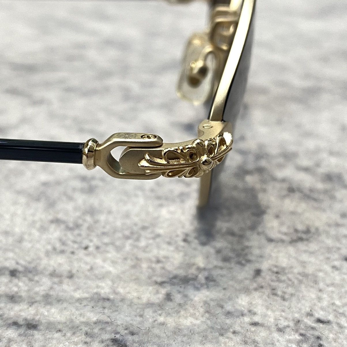 Chrome Hearts CHROME HEARTS DIAMOND DOG Matte Black/Matte Gold PlatedBlack Size ONE SIZE - 5 Thumbnail