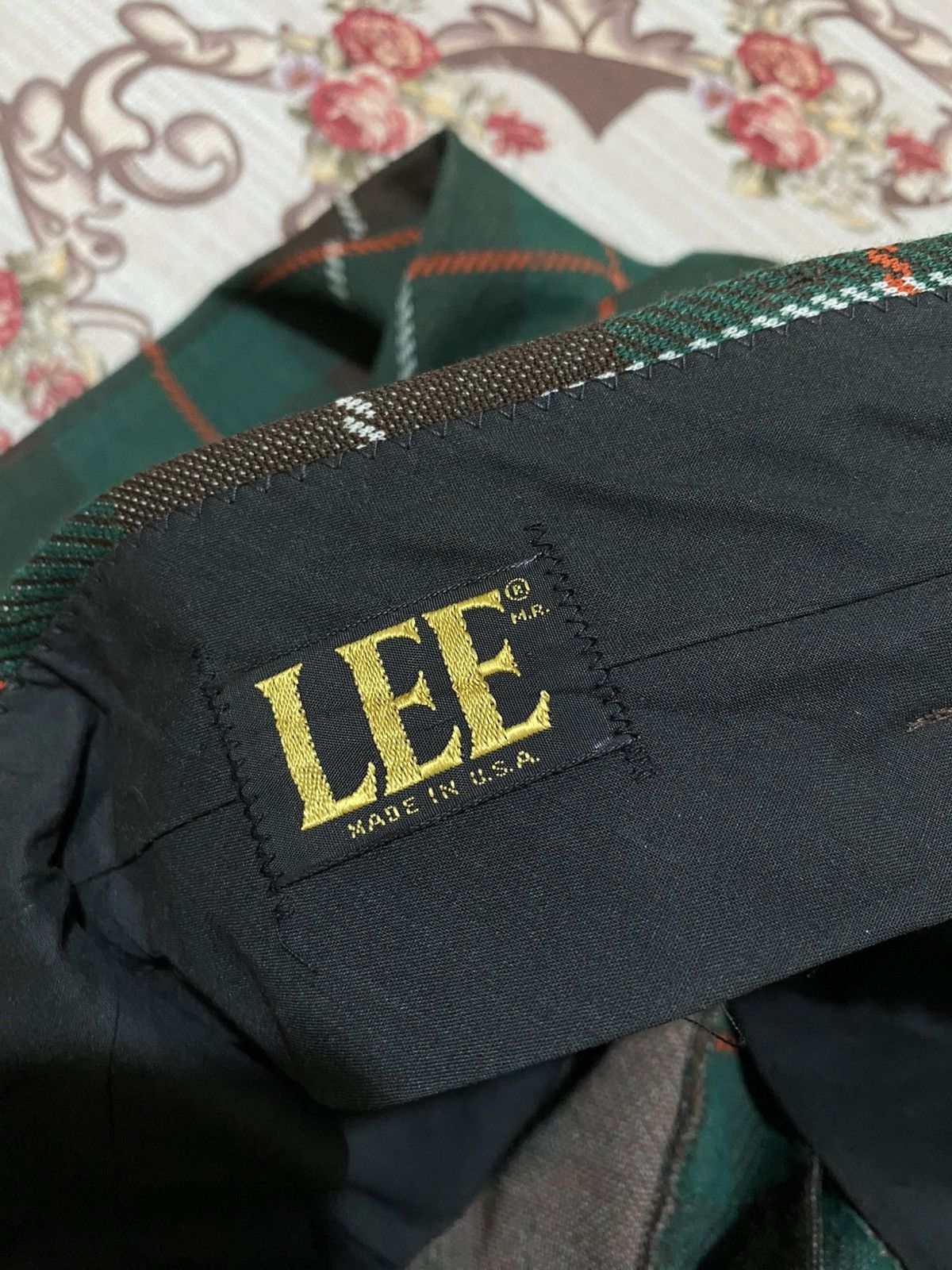 Lee 70s Vtg Lee Tartan Plaid Pants Size US 31 - 9 Thumbnail