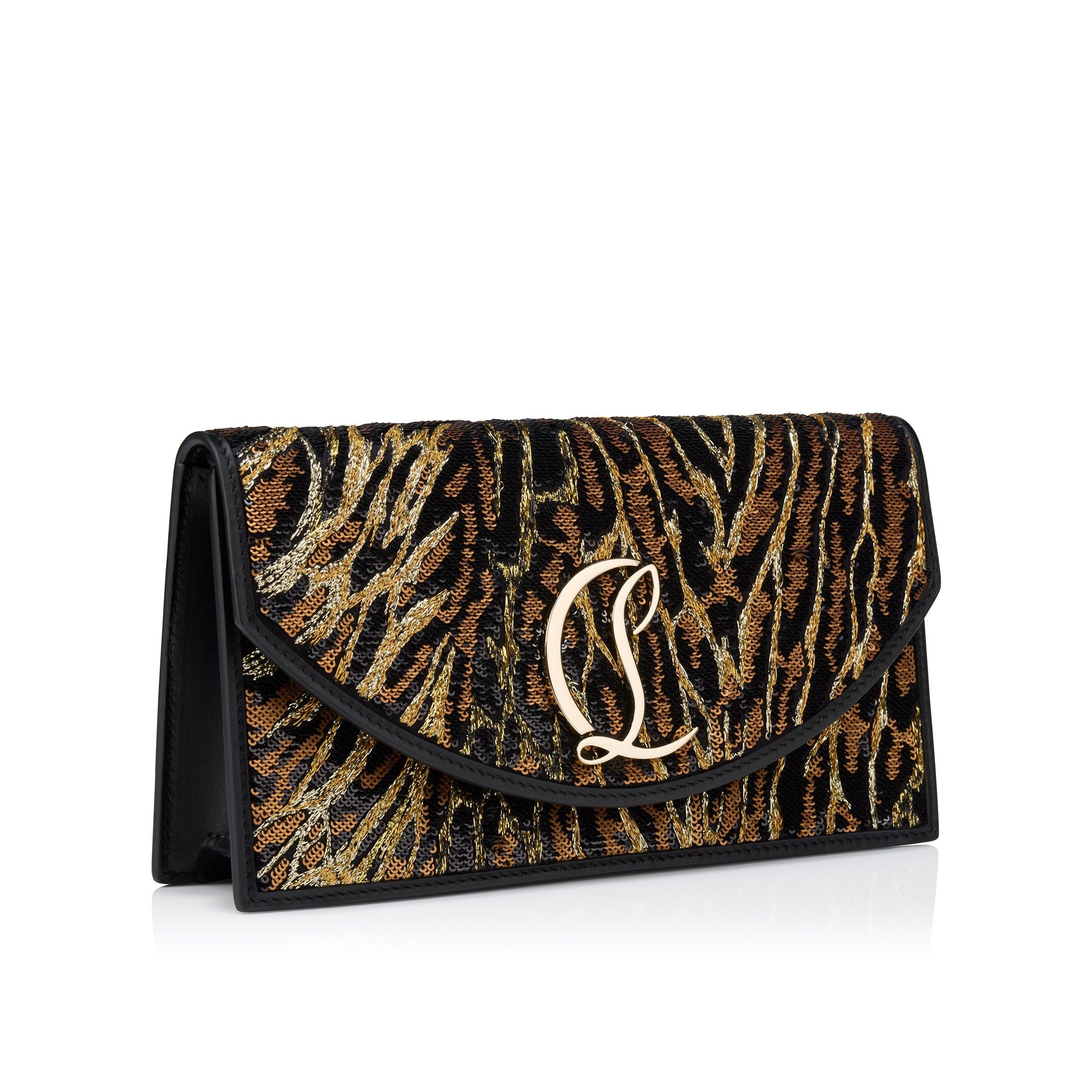 Christian Louboutin oc11z0126 Size: OS/Loubi54 Clutch in Black Size ONE SIZE - 3 Thumbnail