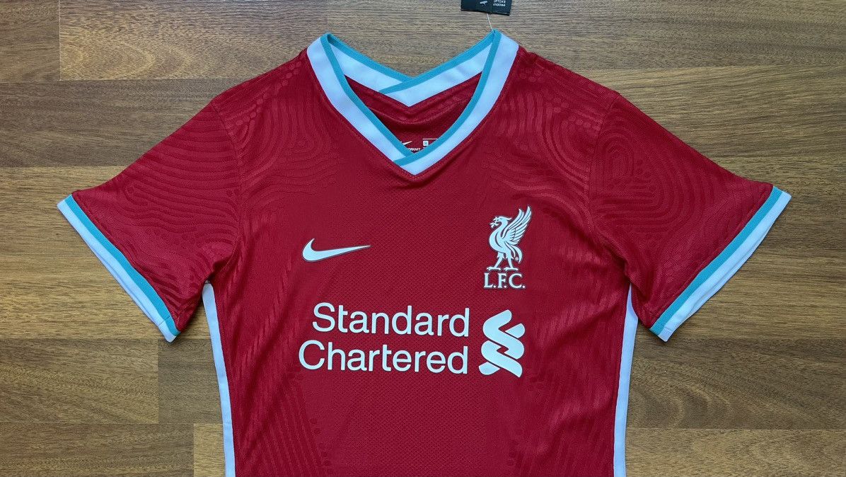 Nike × Vintage LIVERPOOL NIKE VAPORKNIT 2020/2021 FOOTBALL JERSEY #11 SALAH Size US M / EU 48-50 / 2 - 3 Thumbnail