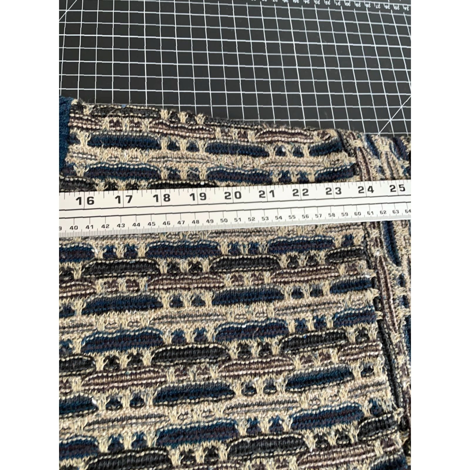 Coogi Vintage TSR Coogi Style Textured Sweater Adult Large Brown Blue USA Made Knit Size US L / EU 52-54 / 3 - 7 Thumbnail