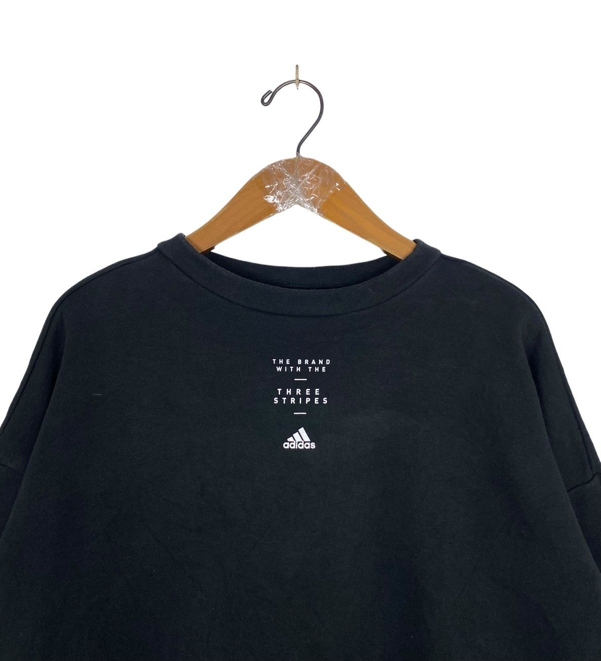 Adidas Rare‼️ Adidas Three Stripe Sweatshirt Size US M / EU 48-50 / 2 - 4 Thumbnail