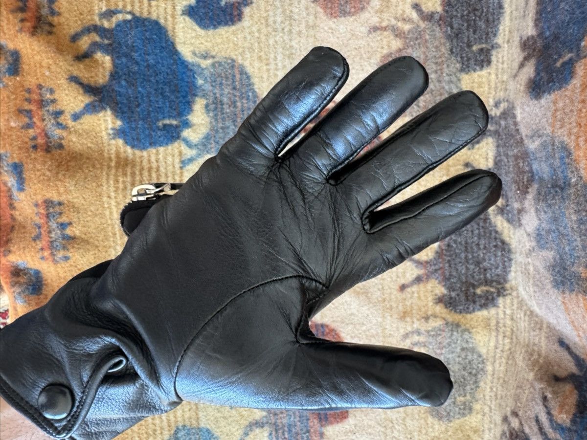 Prada Nylon and Leather Prada Gloves Size ONE SIZE - 10 Thumbnail