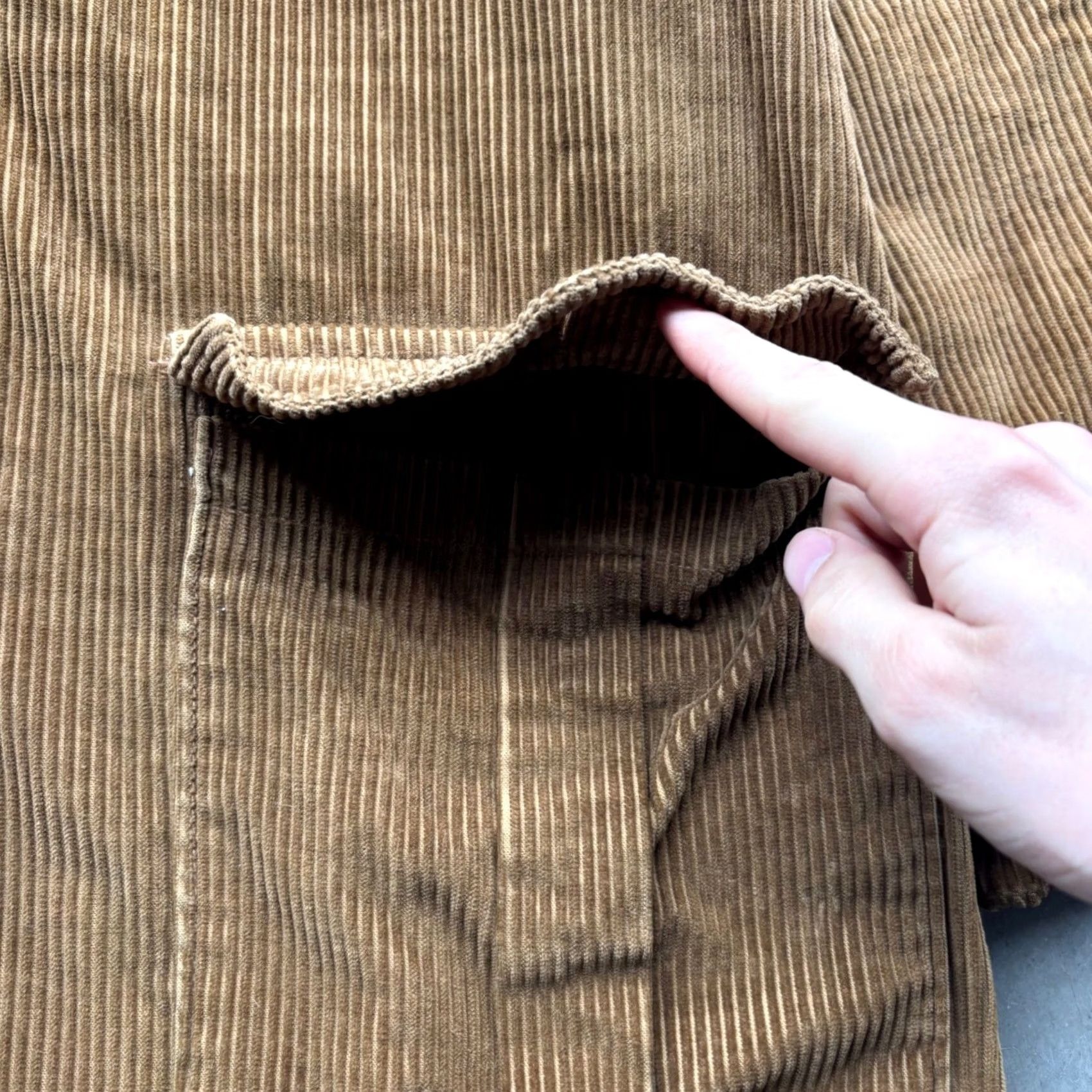 Vintage VINTAGE Montgomery Ward Corduroy Sherpa Lined Field Jacket Brown Mens Workwear Jacket Size US XXS / EU 40 - 7 Thumbnail