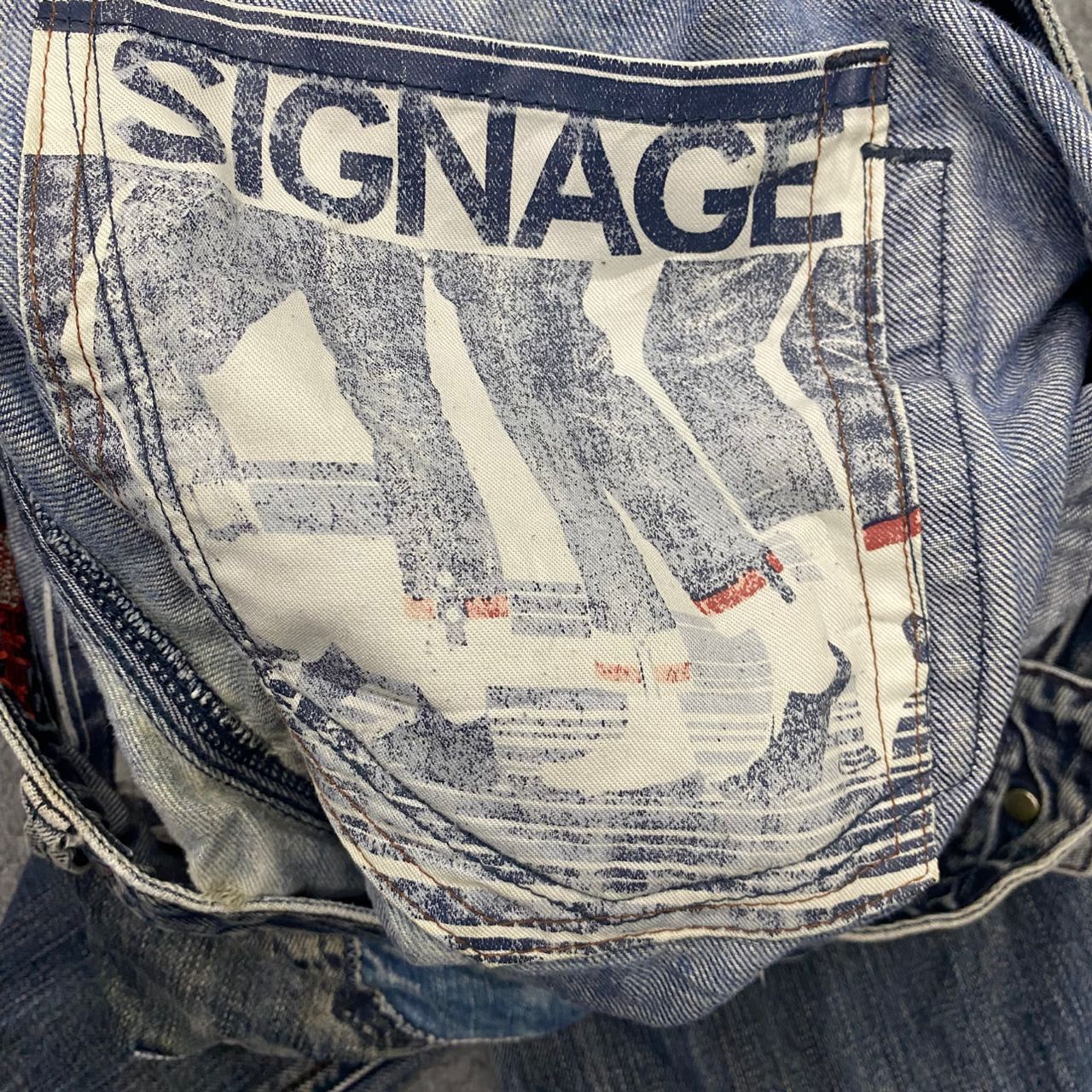 Marithe + Francois Girbaud 💥Best Offer💥 Marithe Francois Girbaud Distressed Denim Size US 35 - 20 Thumbnail