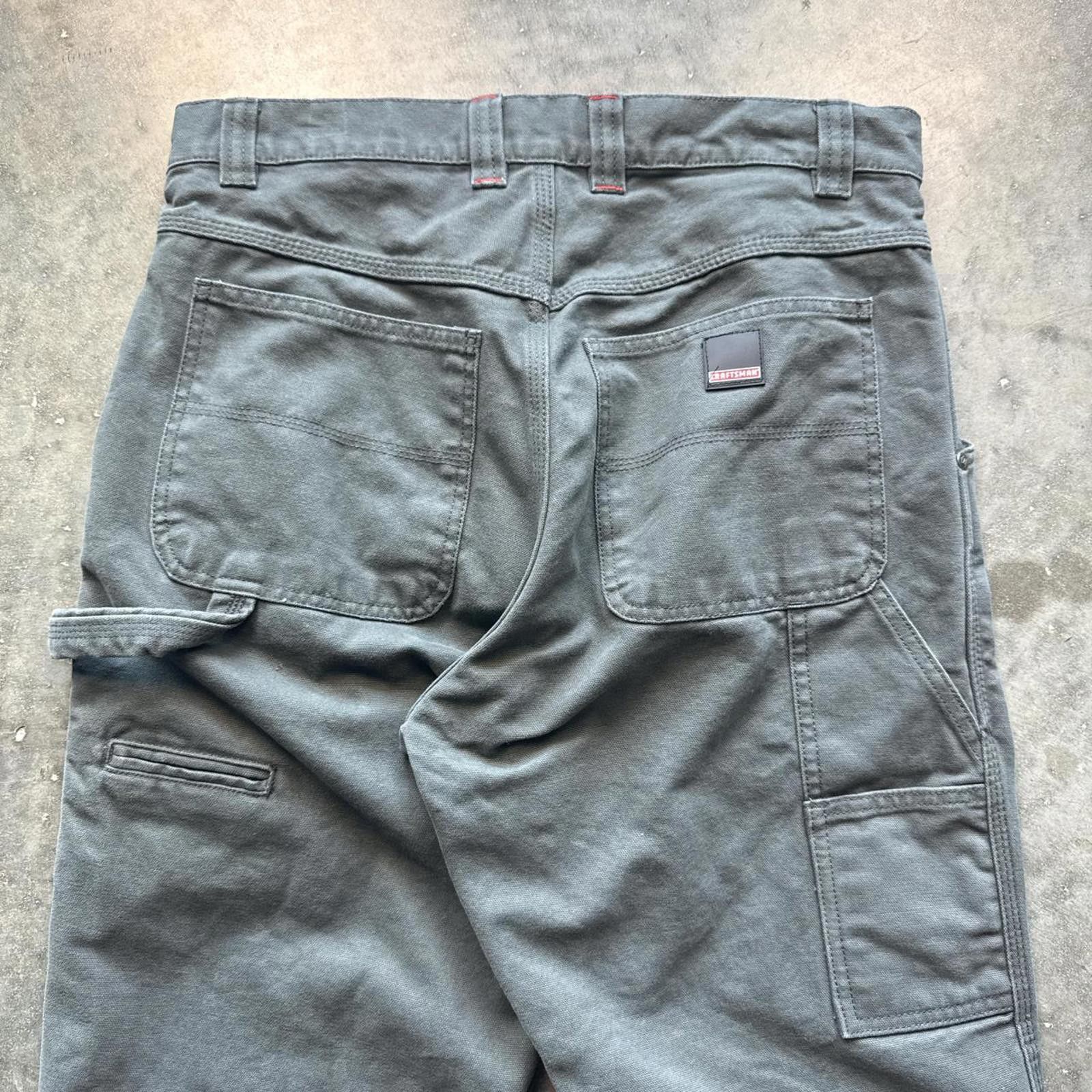 Other Craftman Grey Vintage Y2k Carpernter Pants Size US 34 / EU 50 - 4 Thumbnail
