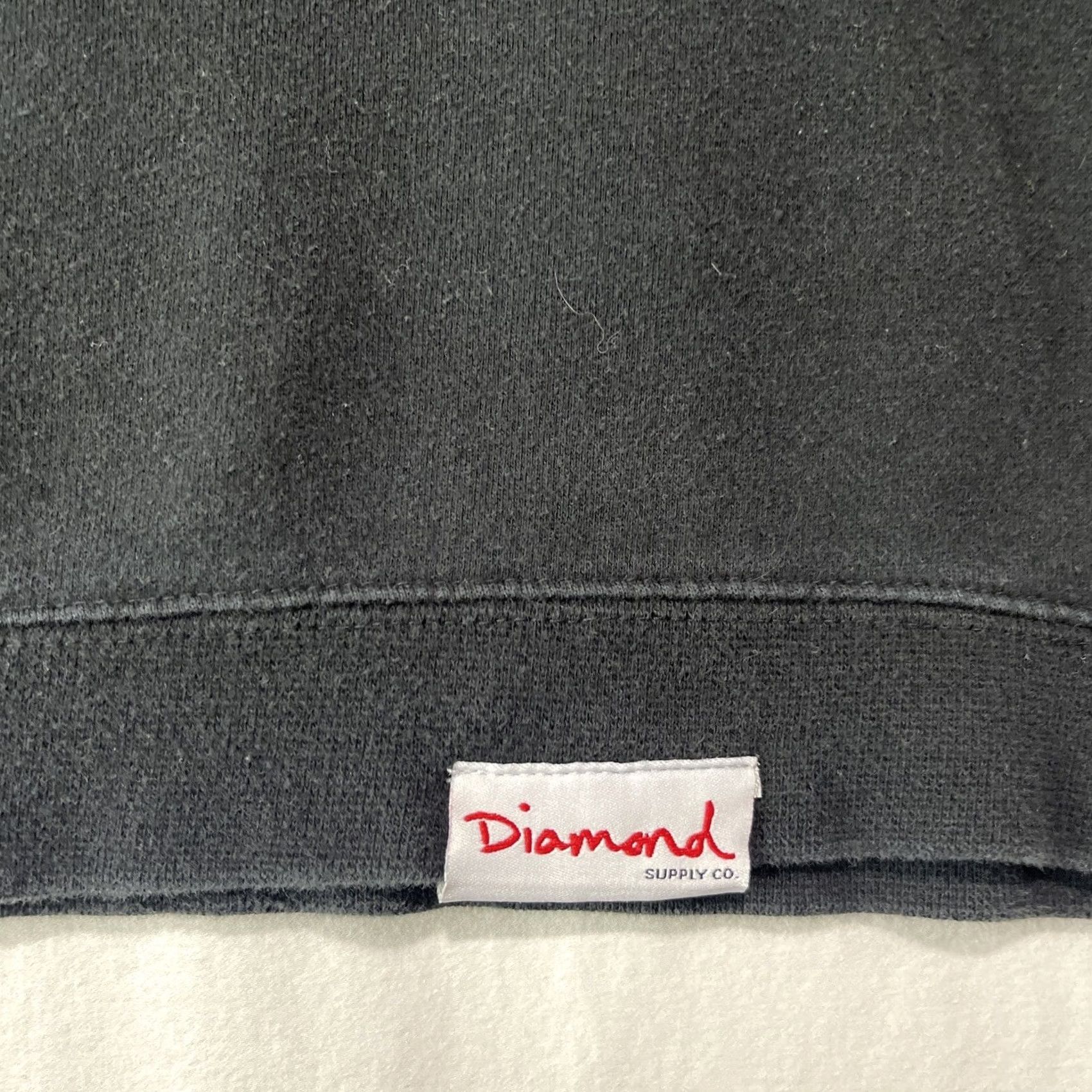 Diamond Supply Co. Diamond Supply Co Sweatshirt Womens Medium Diamant Paris Pullover Crew Black Cotton Blend Fleece Logo Beach Sports Winter Fall Spring Kid? Size M / US 6-8 / IT 42-44 - 4 Thumbnail