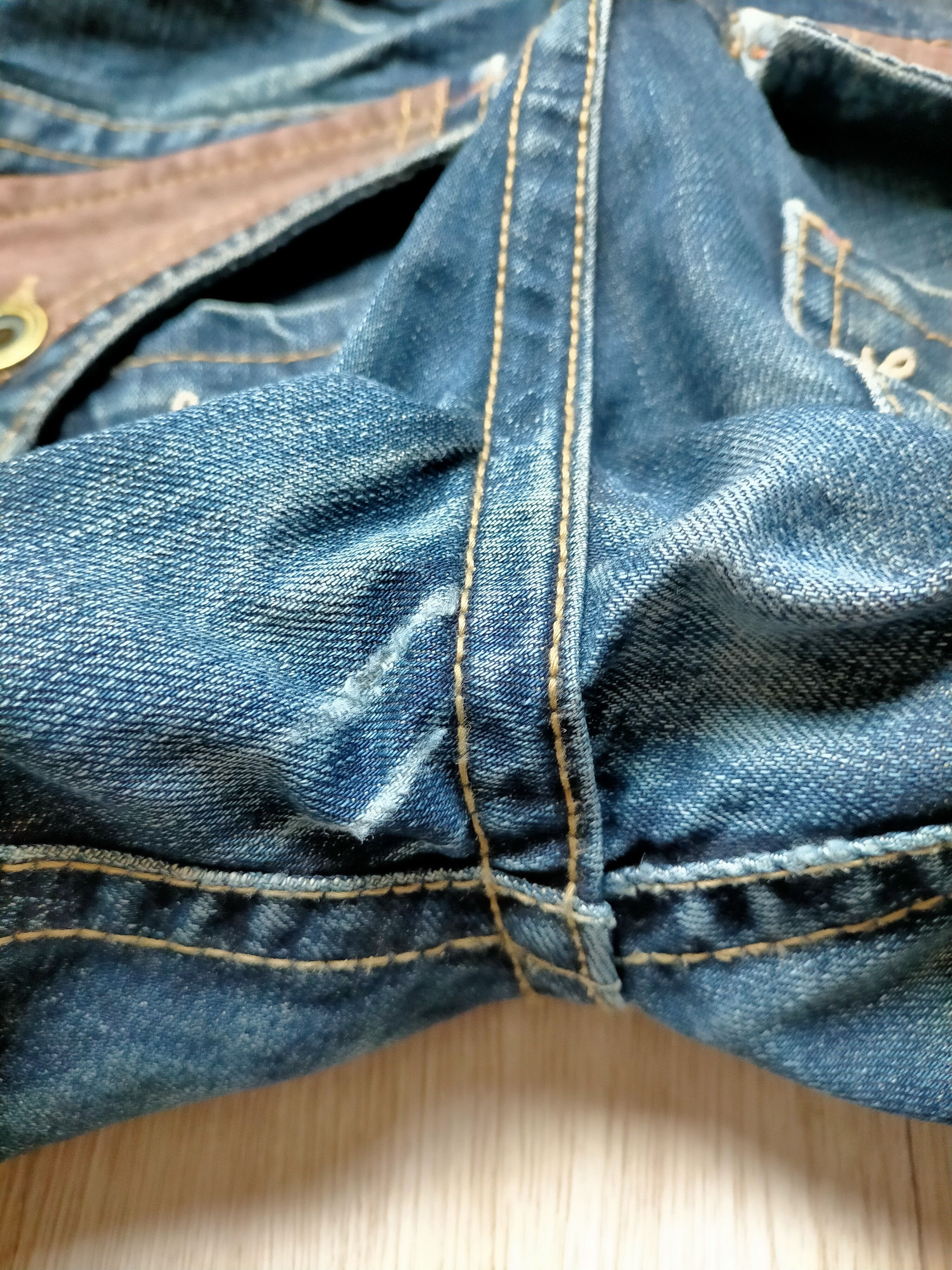 If Six Was Nine Flare Jeans Lolita Embroidered Multizipped Boot cut Denim Size US 33 - 18 Thumbnail