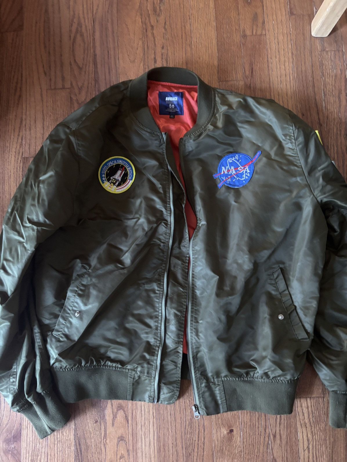 NASA nasa bomber size xxl fit a man. orange inside vintage Size US XXL / EU 58 / 5 - 1 Thumbnail