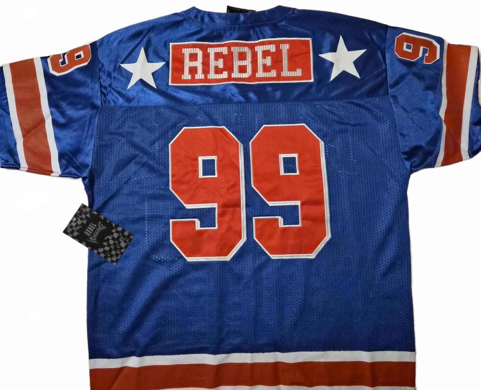 Reel Legends Rebel 99 Blue and Orange Men's Sports Jersey Size US L / EU 52-54 / 3 - 2 Thumbnail