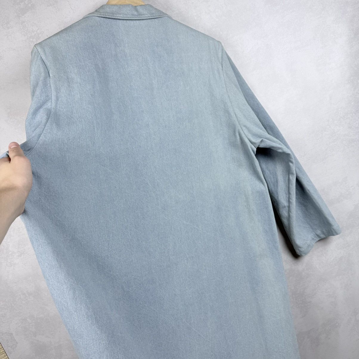 Bless BLESS Service N°51 Denim Summer Work Coat Size L Size US L / EU 52-54 / 3 - 16 Thumbnail
