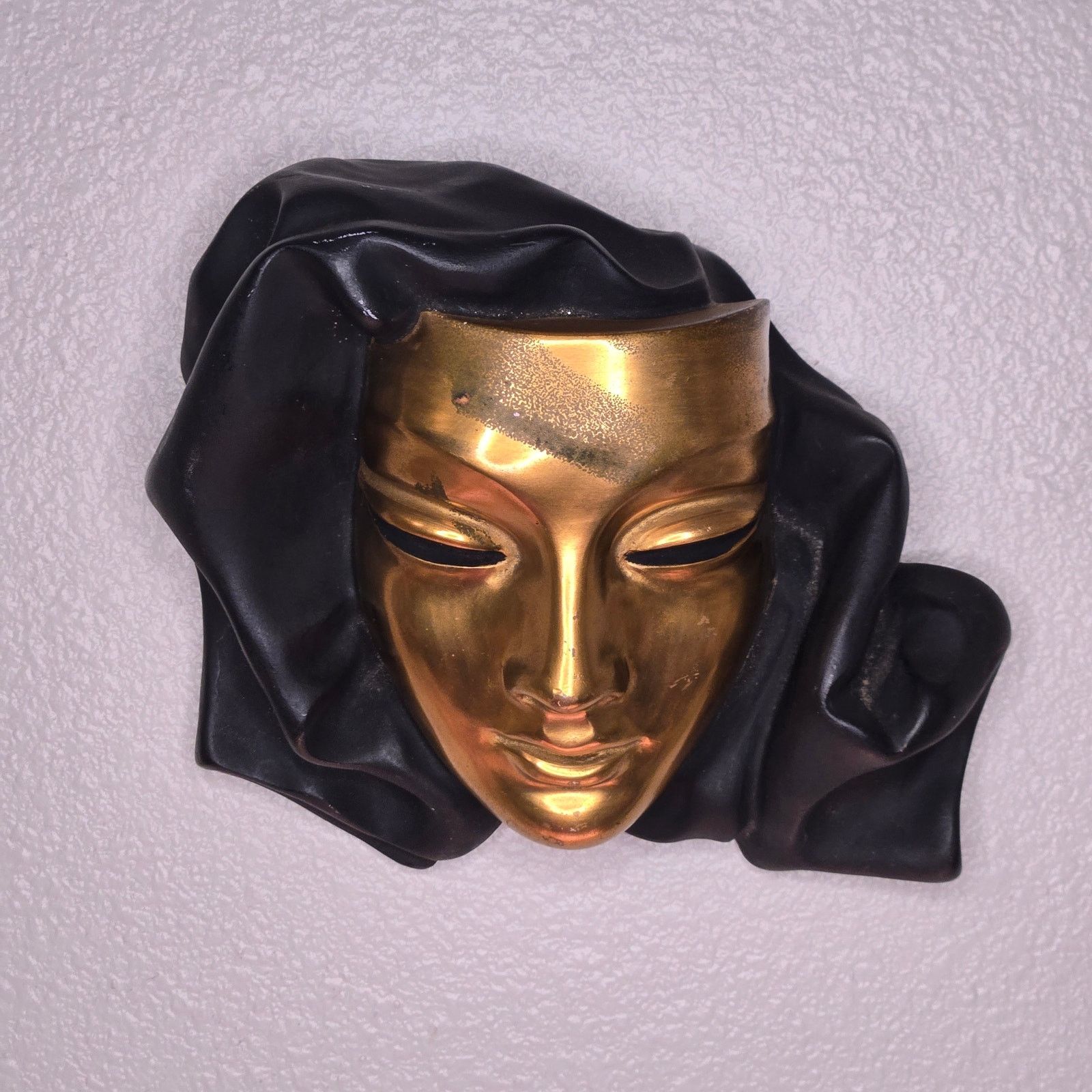 Vintage Vintage Hans Schirmer Achatit Venetian Mask - MCM Sculpture Size ONE SIZE - 2 Thumbnail