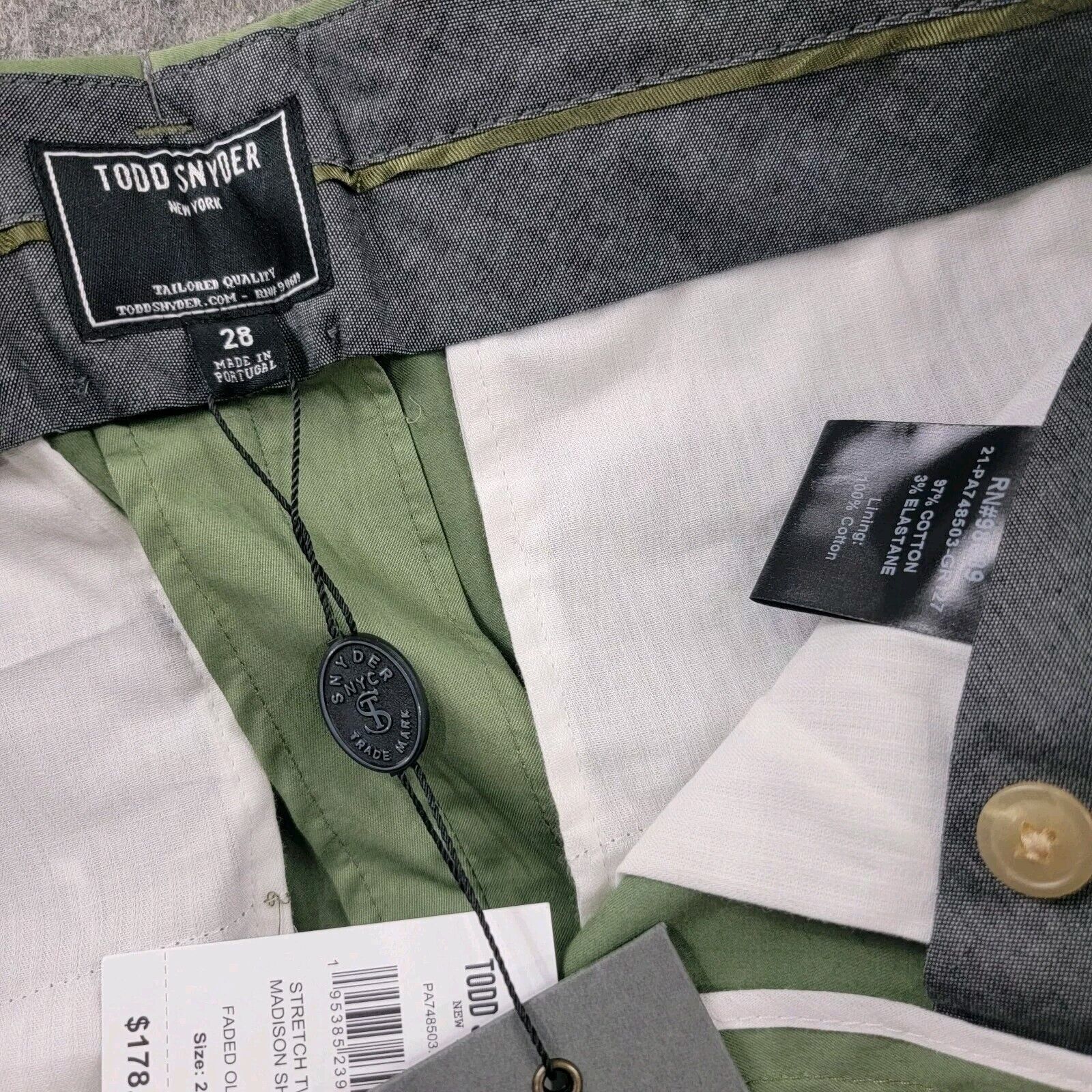 Todd Snyder Todd Snyder Stretch Twill Madison Short size 28 NWT *Read* Size US 28 / EU 44 - 10 Thumbnail