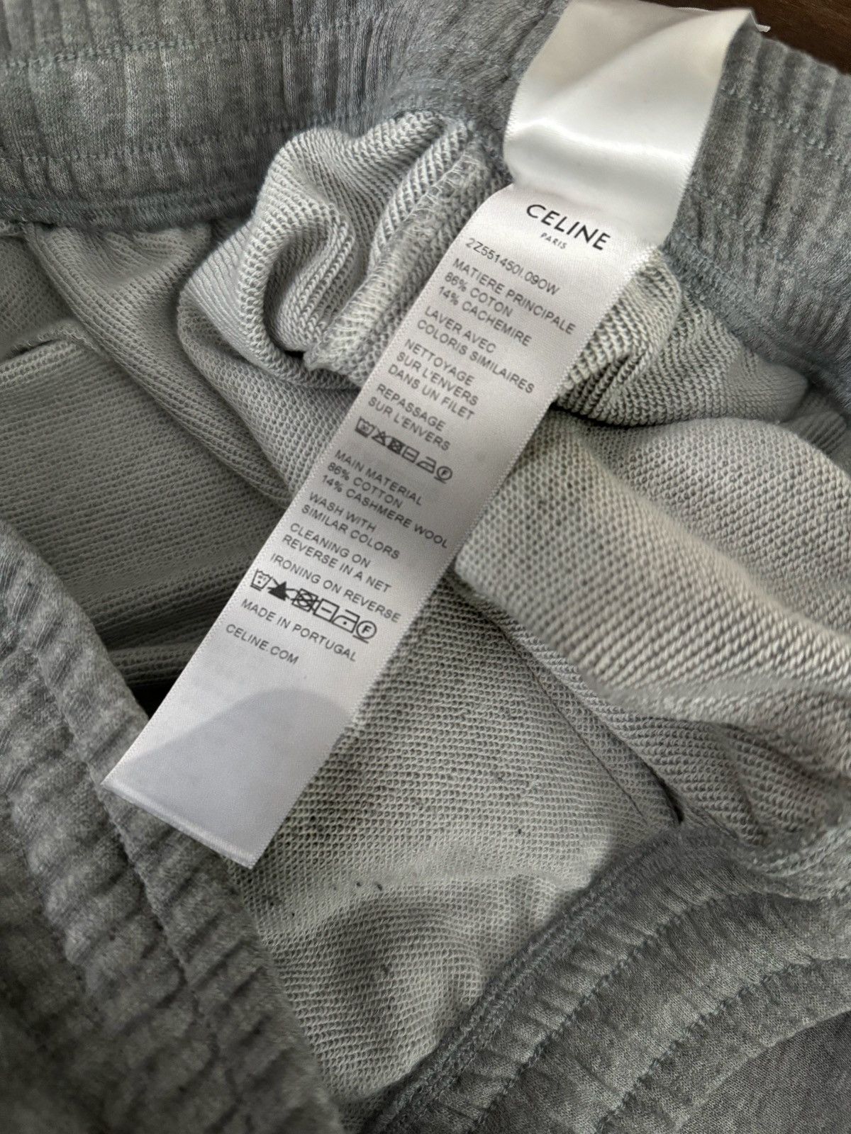 Celine Celine Triomphe Sweatpants (grey) Size US 33 - 7 Thumbnail