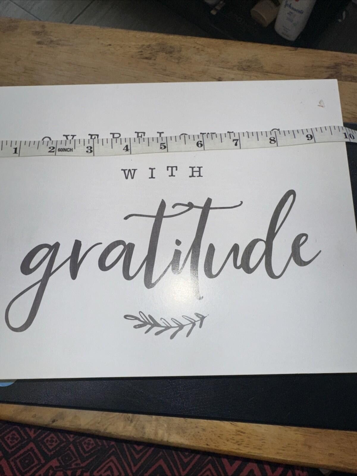 Decree Overflowing With Gratitude Table Decor Size ONE SIZE - 3 Thumbnail