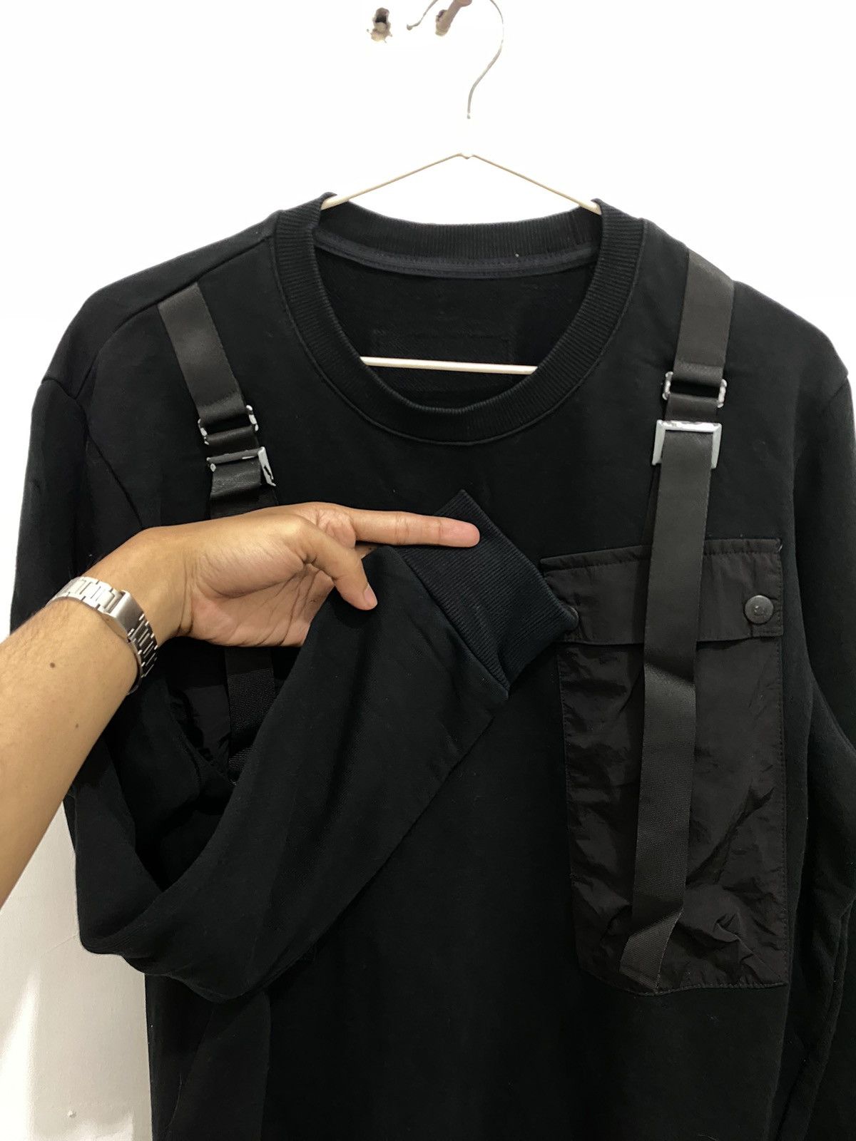 Yohji Yamamoto 💥Bondage💥Yohji yamamoto Sweater Size US L / EU 52-54 / 3 - 7 Thumbnail