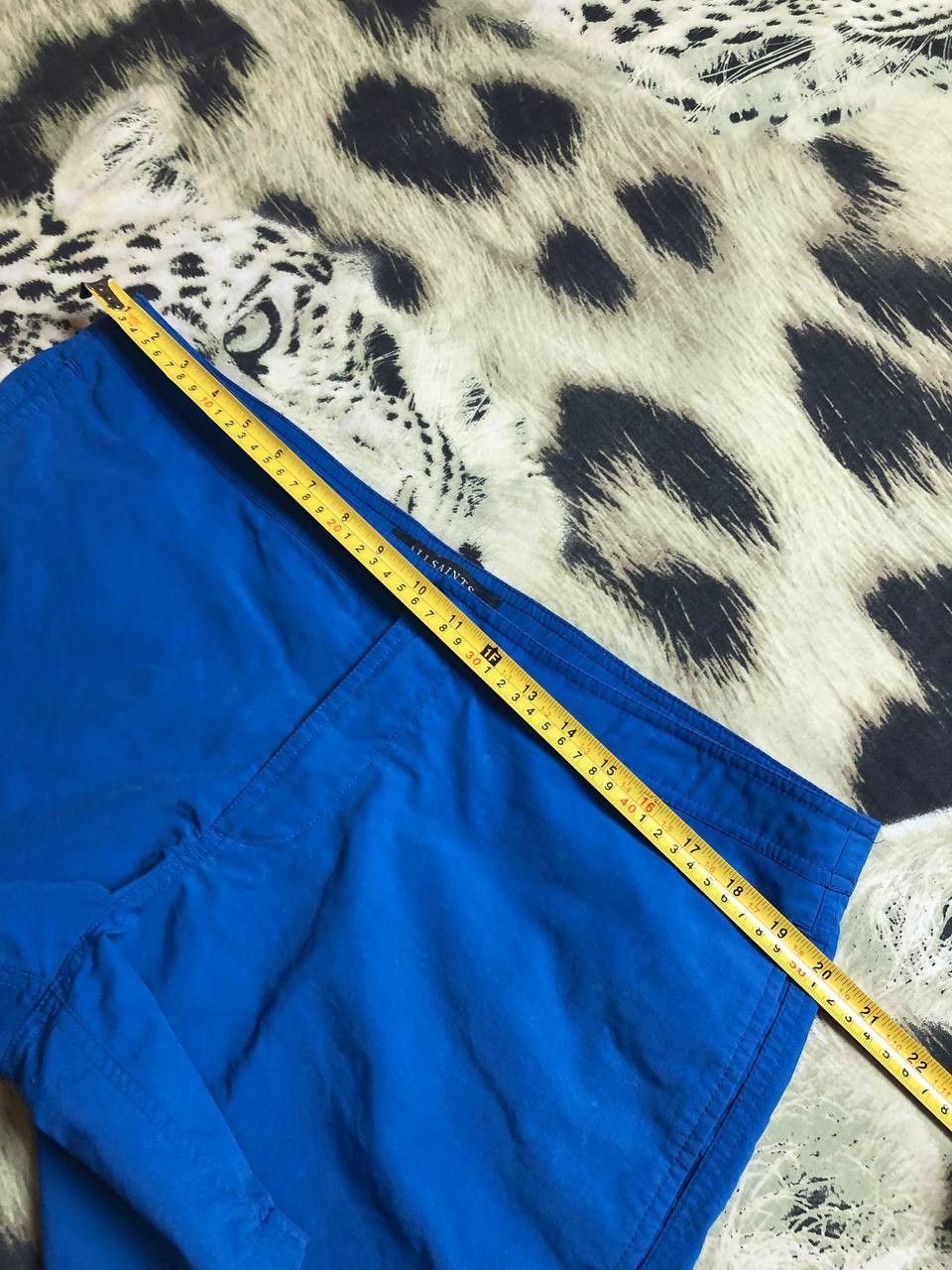 Allsaints Vintage Allsaints Streetwear Blue Shorts Size XL Size US 36 / EU 52 - 17 Thumbnail