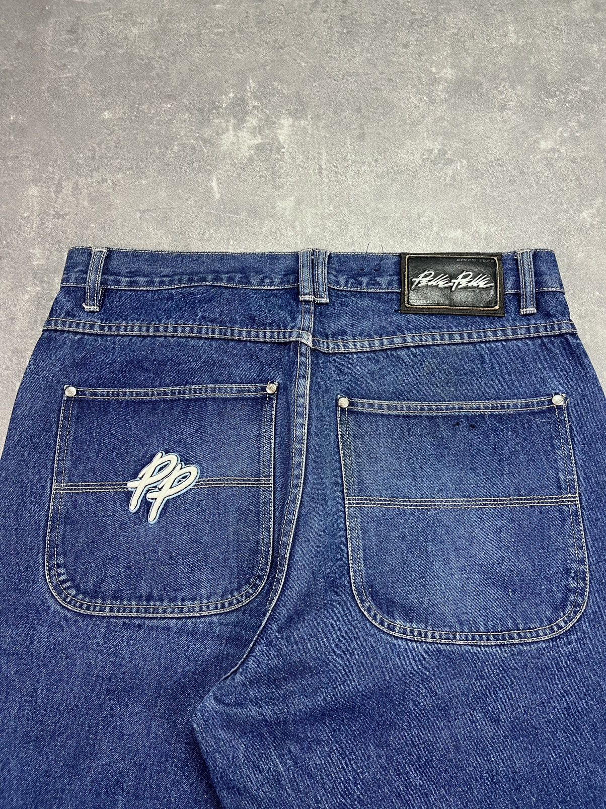 Pelle Pelle Pelle Pelle Marc Buchanan PP Logo Jorts Shorts 36 Baggy Size US 36 / EU 52 - 8 Thumbnail