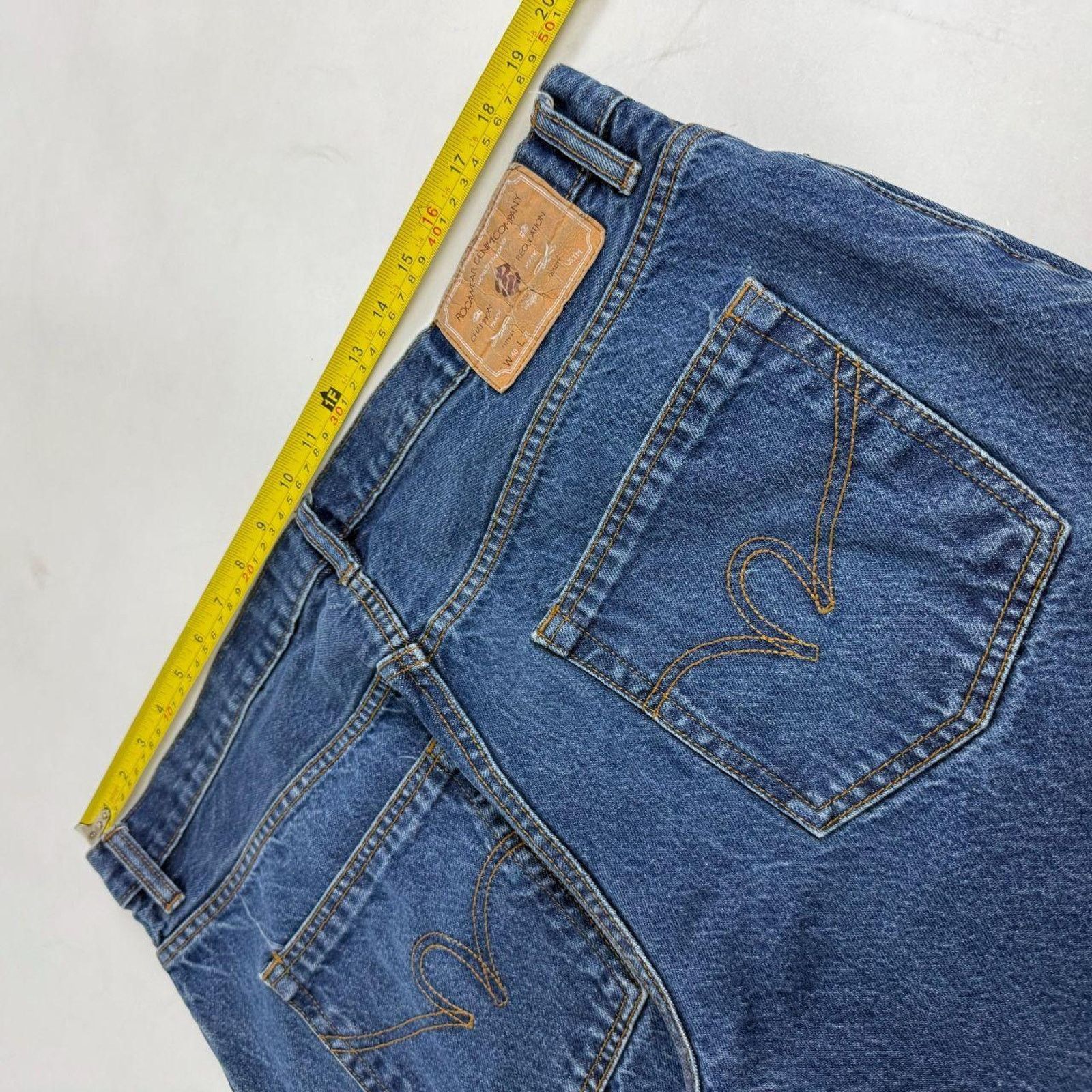 JNCO × Rocawear × Vintage Vintage y2k rocawear archive baggy wide leg stonewash jeans Size US 38 / EU 54 - 5 Thumbnail