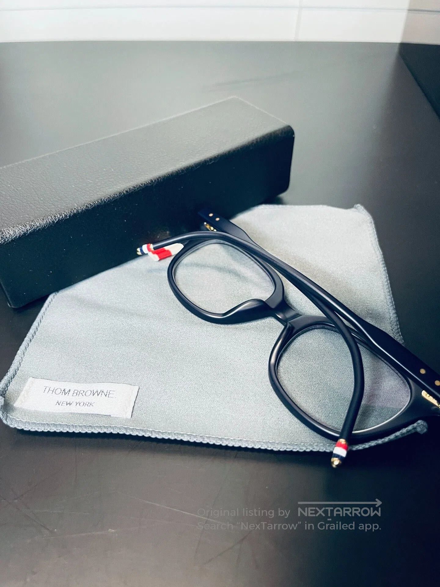 Thom Browne Thom Browne Classic Navy Optical Glasses. Size ONE SIZE - 8 Thumbnail