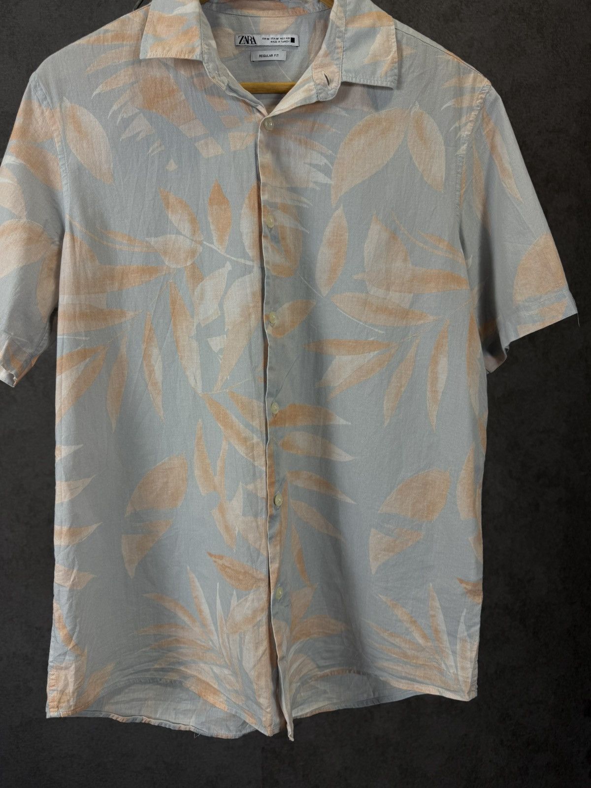 Zara Zara Man art Hawaiian shirt Size US M / EU 48-50 / 2 - 3 Thumbnail