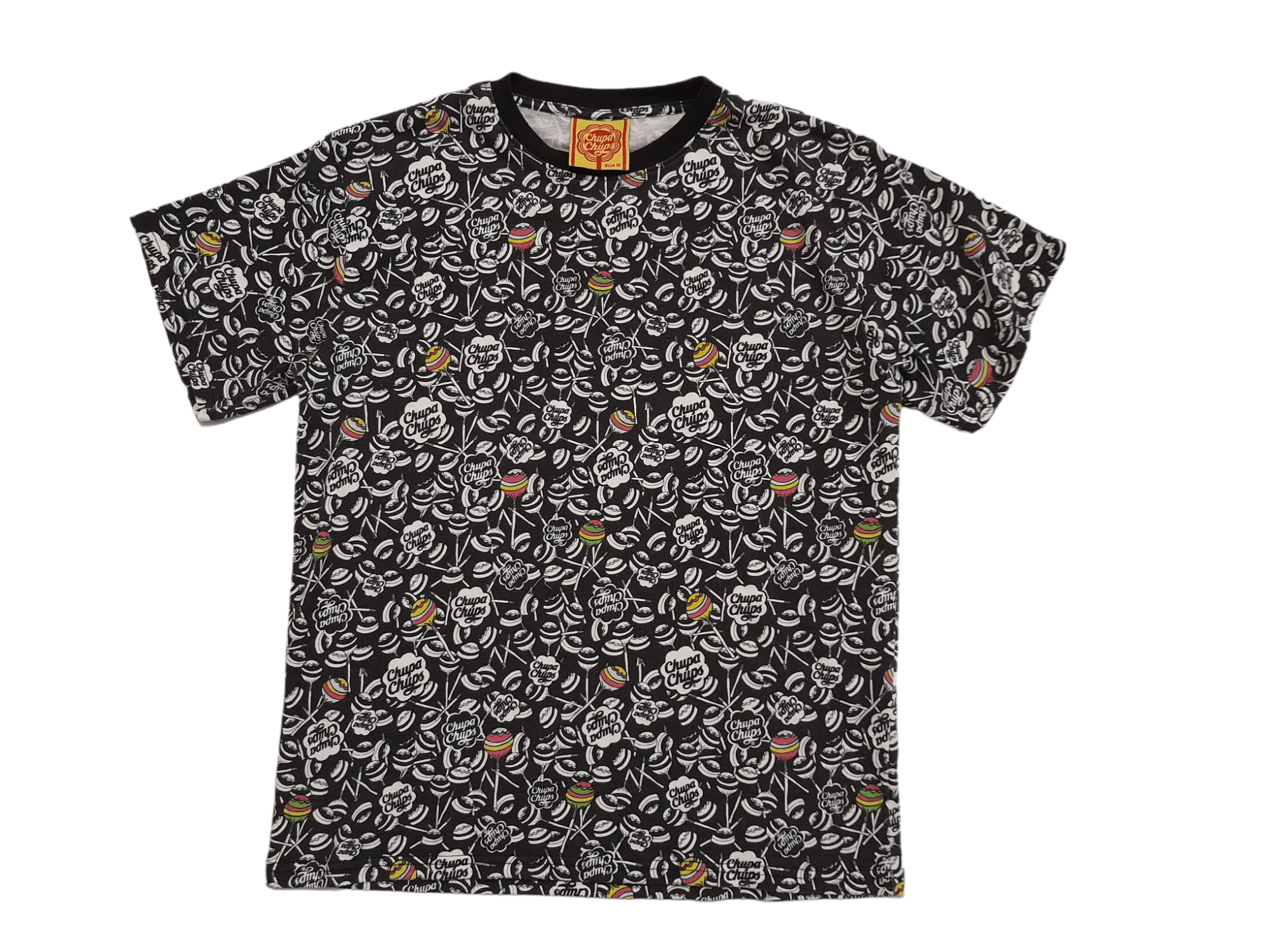 image of Chupa Chups All-Over Shirt (F201) in Blacks, Men's (Size Medium)