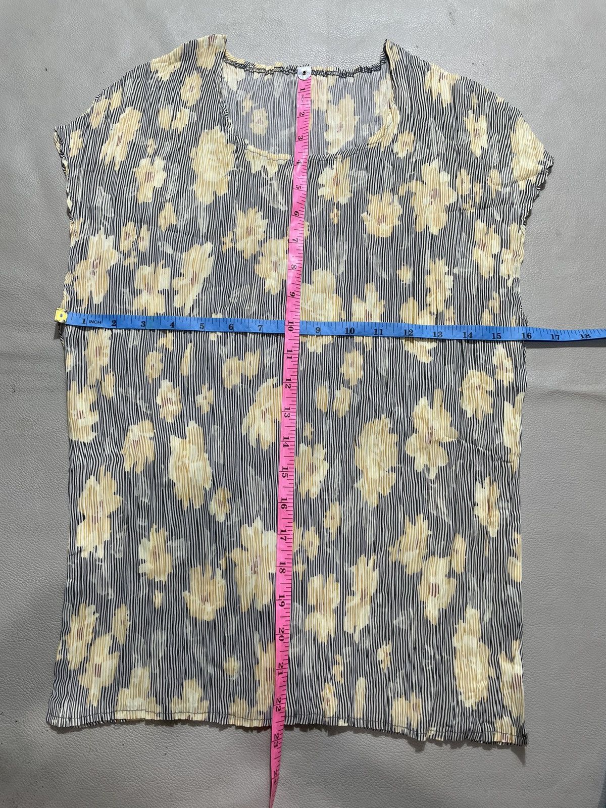 Issey Miyake Rave Wear Flower Abstract Pleated Shirt issey style Size US S / EU 44-46 / 1 - 6 Thumbnail