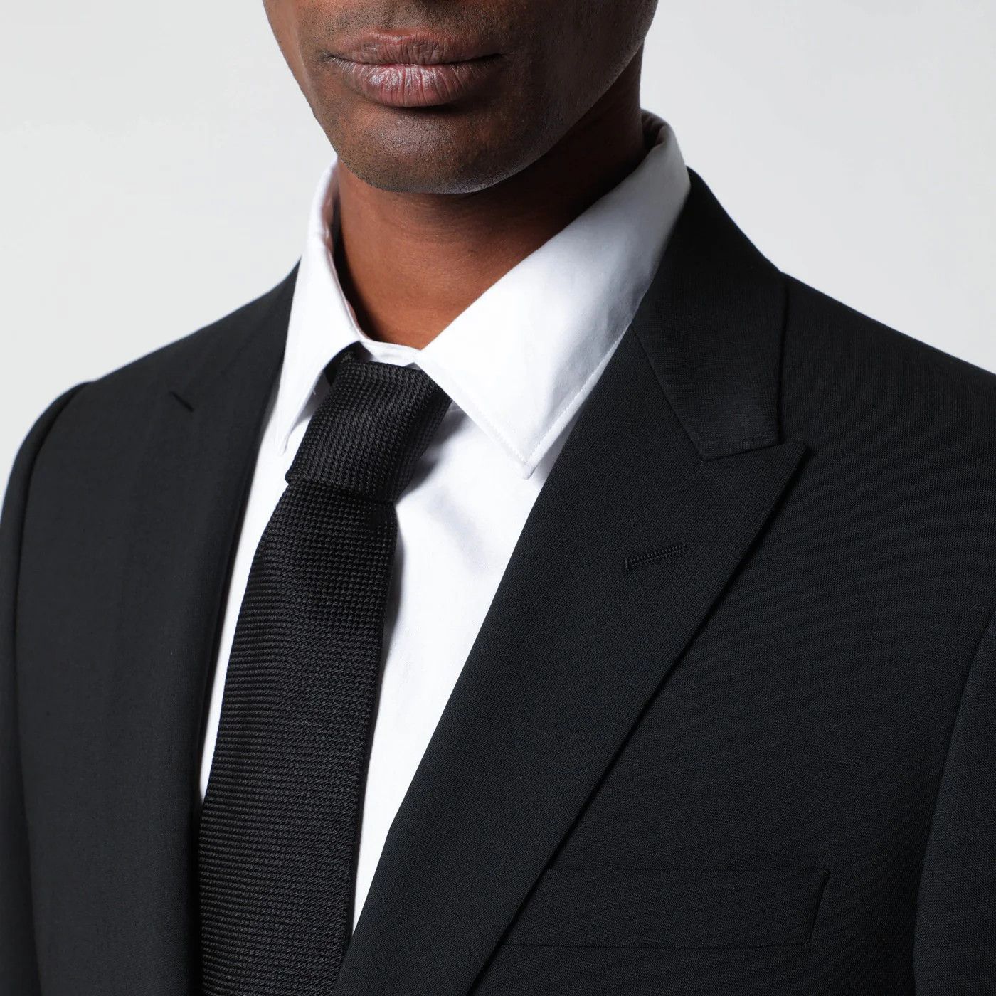 Lardini o1d2blof0526 Single-breasted Wool-blend Suits in Black Size US L / EU 52-54 / 3 - 3 Thumbnail