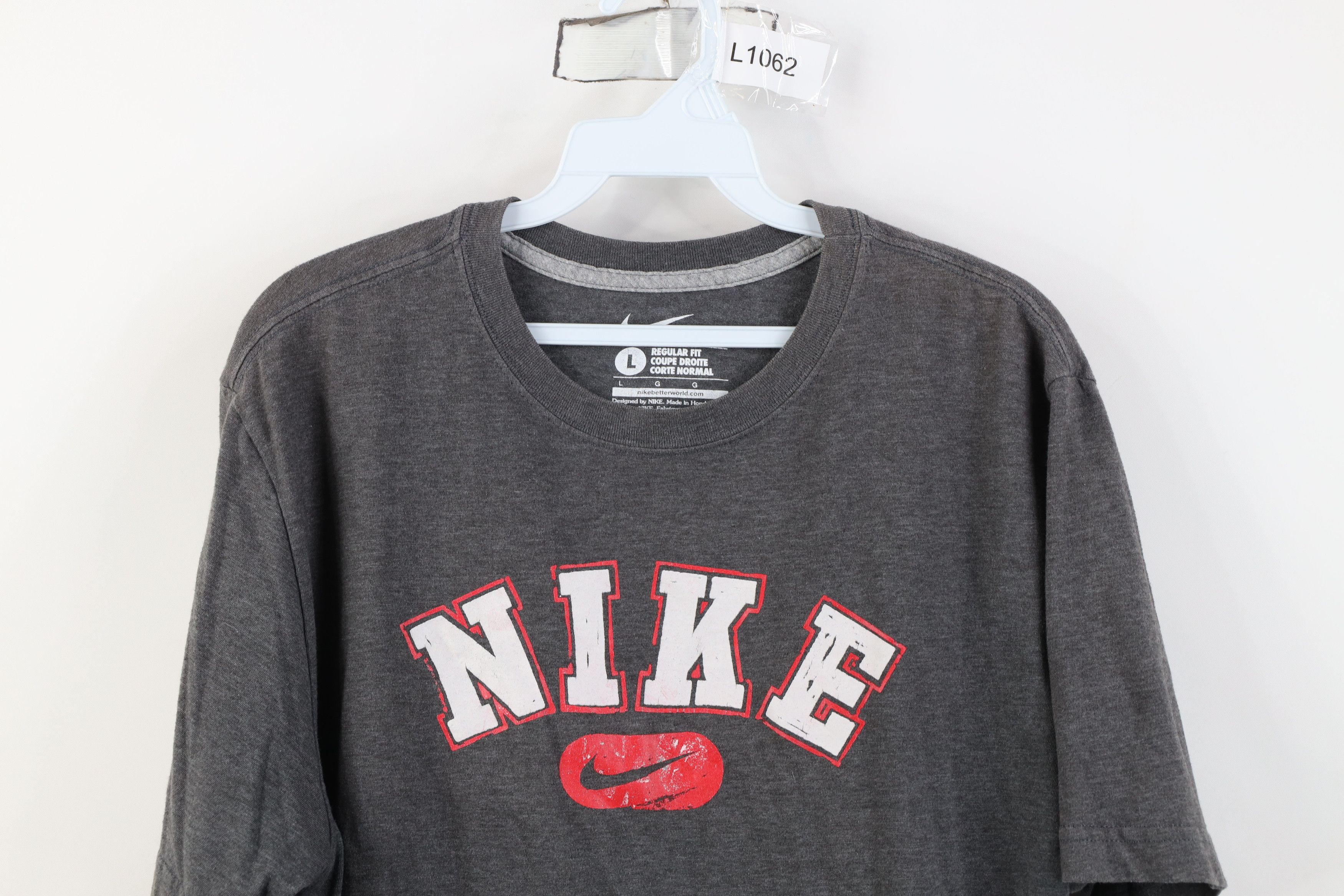 Nike Vintage Y2K Nike Scott Center Swoosh Jersey Knit T-Shirt Size US L / EU 52-54 / 3 - 2 Thumbnail