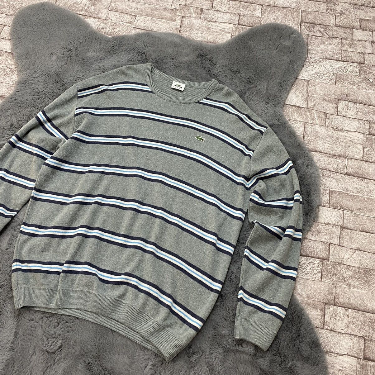 Lacoste × Vintage SWEATER LACOSTE STRIPPED RARE VINTAGE L-Xl Size US XL / EU 56 / 4 - 5 Thumbnail
