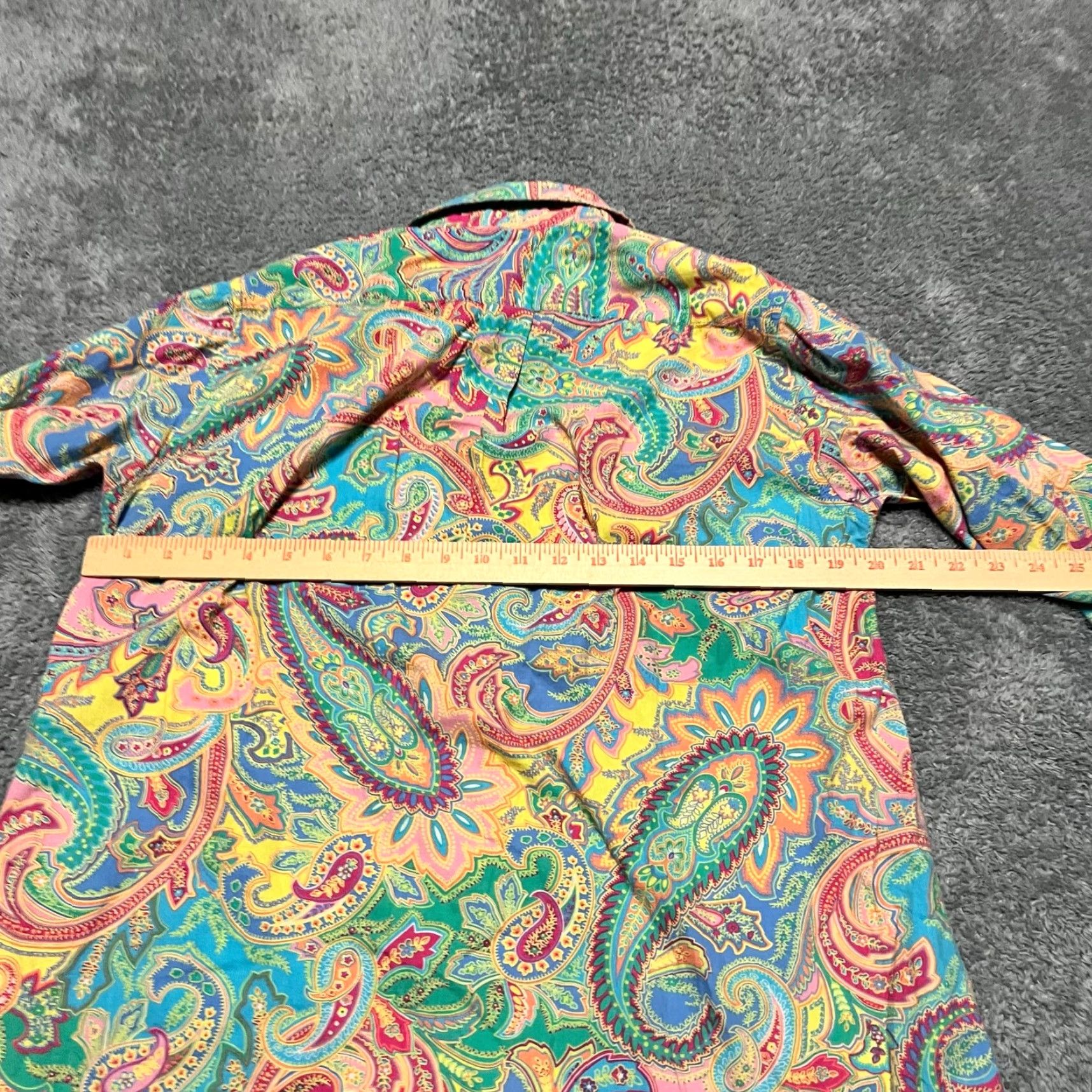 Ralph Lauren Lauren Ralph Lauren Button Up Cotton Nightgown Sleep Shirt Paisley Women Small Size S / US 4 / IT 40 - 4 Thumbnail