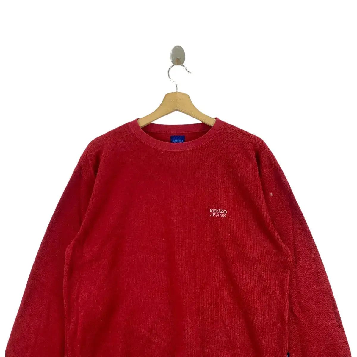 Kenzo Vintage KENZO PARIS JEANS Collection Backhit Logo Sweatshirt Size L / US 10 / IT 46 - 3 Thumbnail