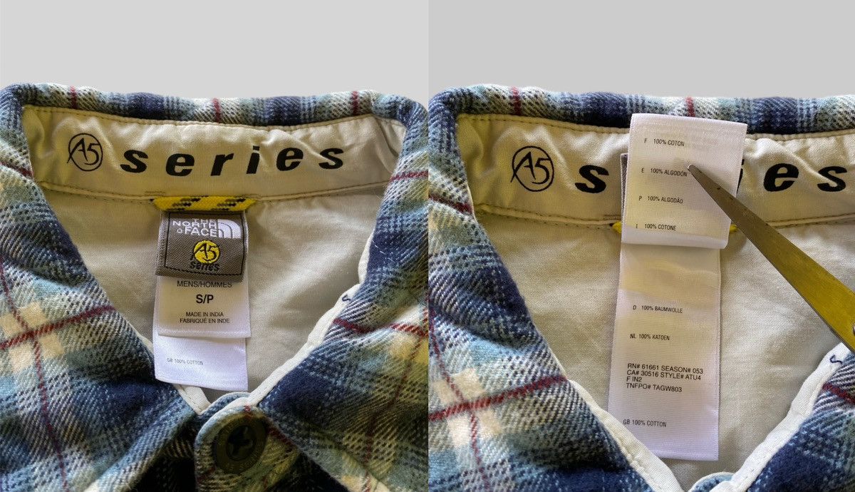 The North Face VTG The North Face A5 Series Quilted Light Layers Size US S / EU 44-46 / 1 - 3 Thumbnail