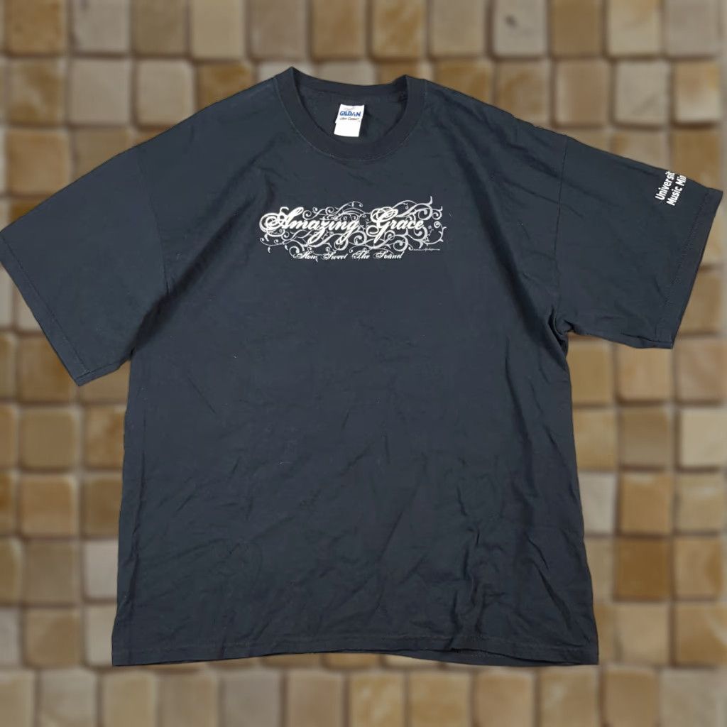 Gildan Vintage Gildan Men's T-Shirt XL Black Christian Gospel Hymn Jesus Short Sleeve 90s Y2K Religiousmusic Size US XL / EU 56 / 4 - 1 Thumbnail