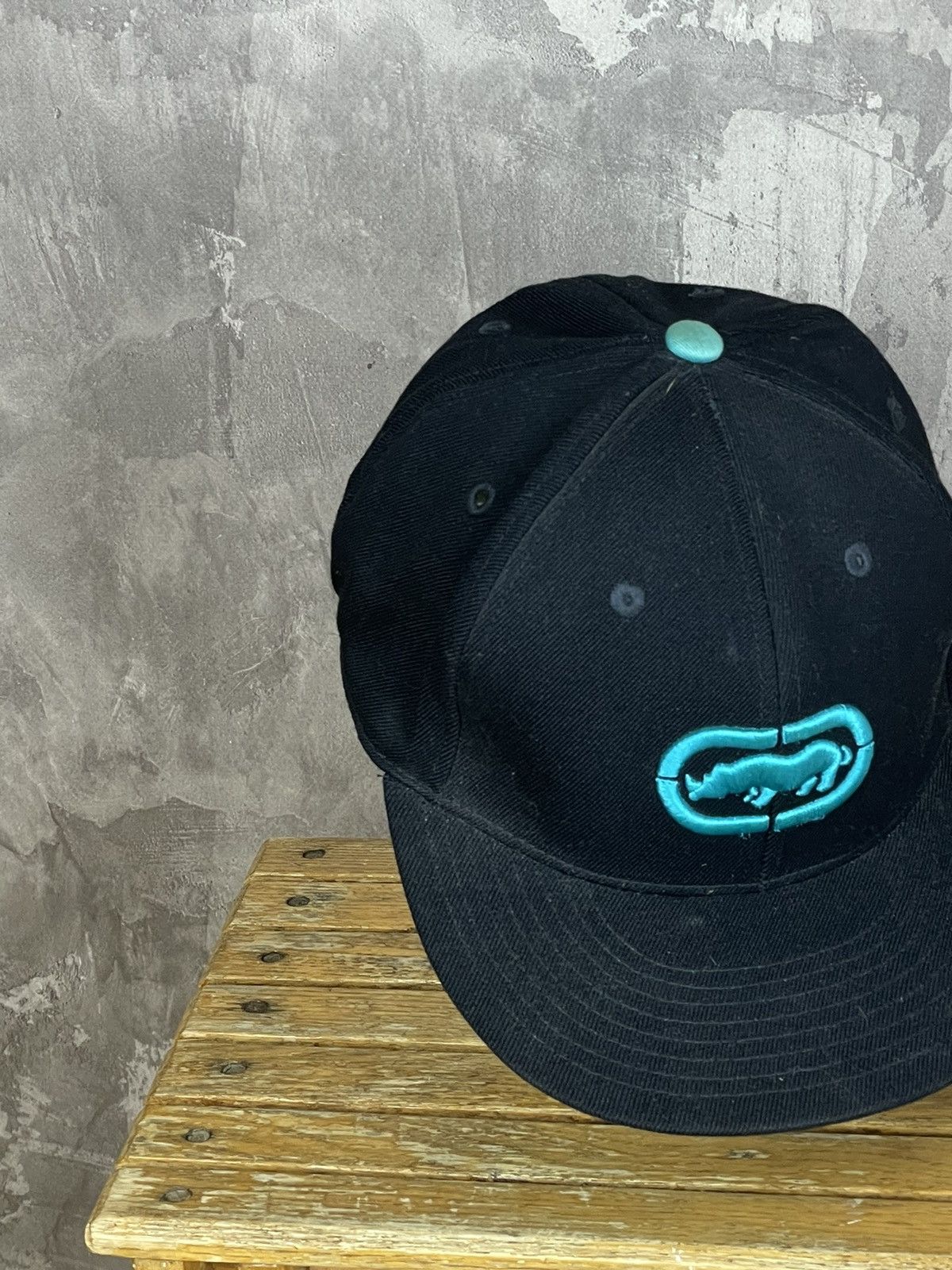 Ecko Unltd. × Japanese Brand Ecko UnItd Vintage Navy Skategang sk8 Snap Back Cap Size ONE SIZE - 2 Thumbnail