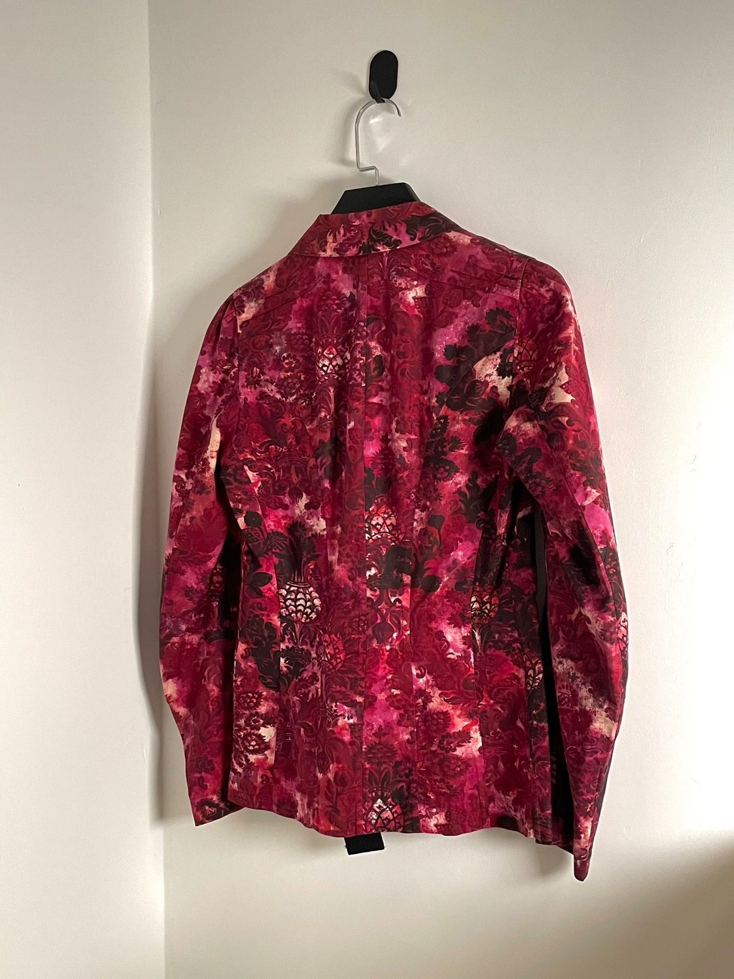Dries Van Noten Dries Van Noten 1999 Floral Print Short Jacket Size XS / US 0-2 / IT 36-38 - 5 Thumbnail