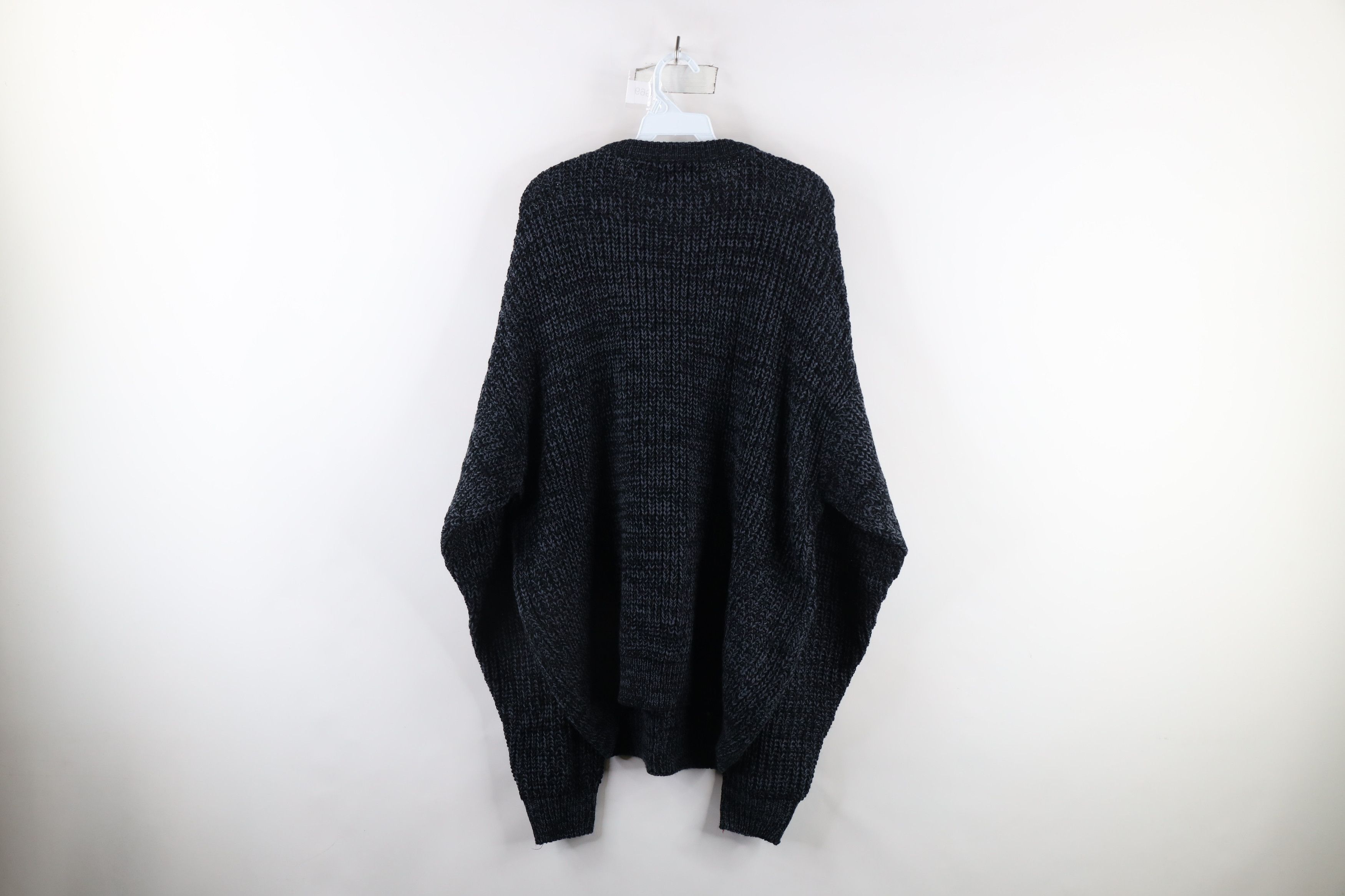 Vintage Deadstock Vintage 90s Streetwear Ribbed Knit Sweater Blue Size US XXL / EU 58 / 5 - 7 Thumbnail